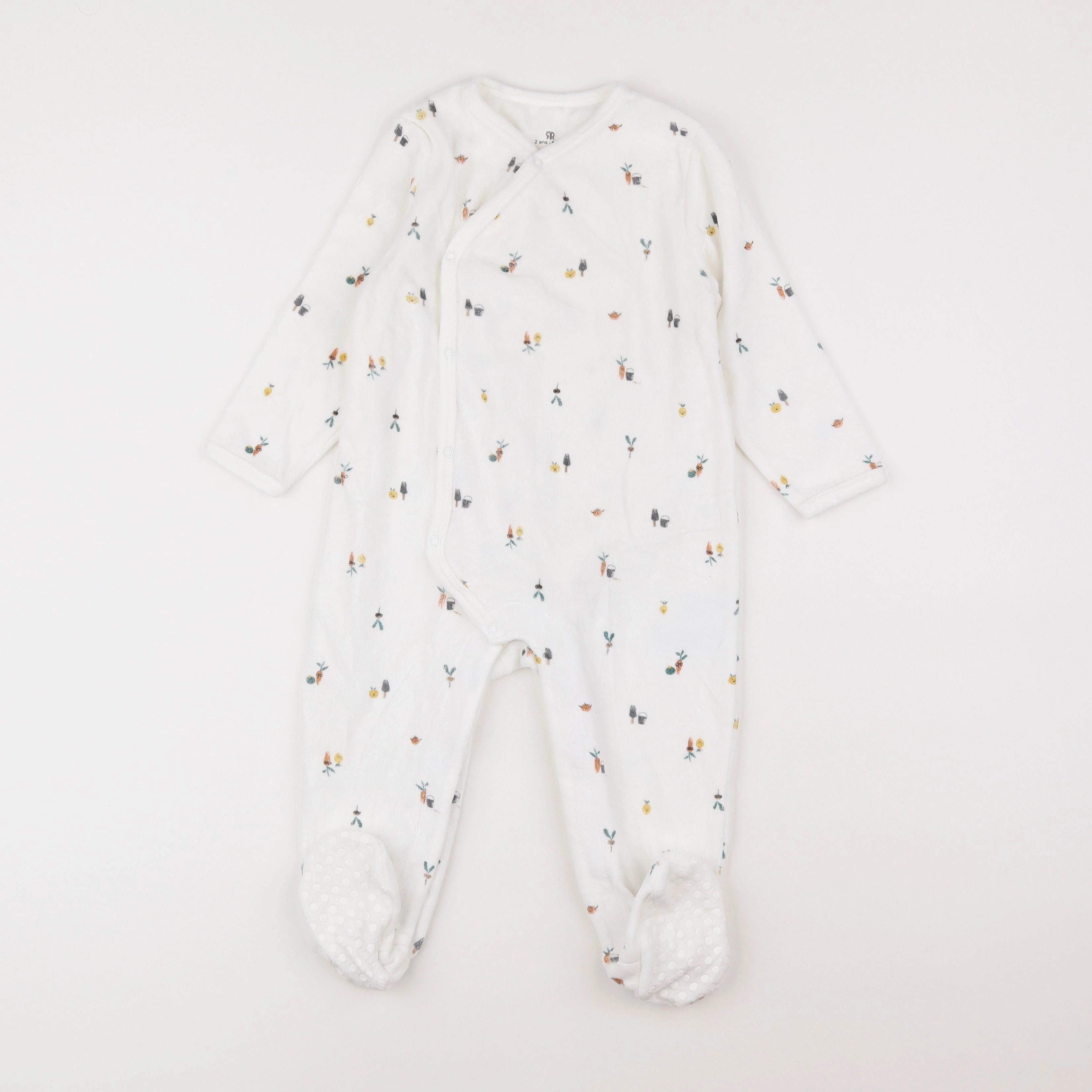 La Redoute - pyjama velours blanc - 2 ans