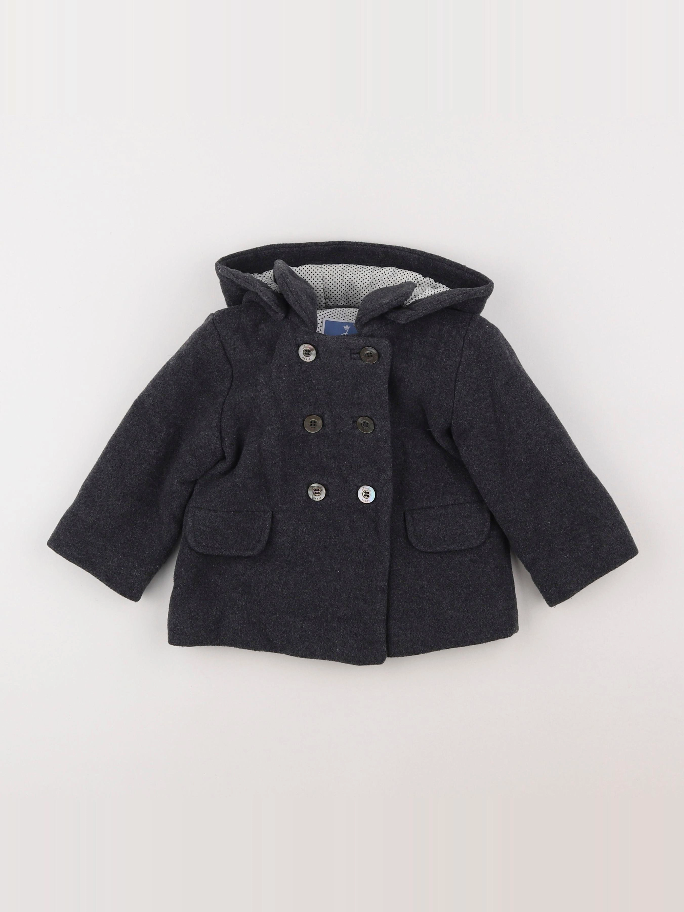 Jacadi - manteau gris - 18 mois