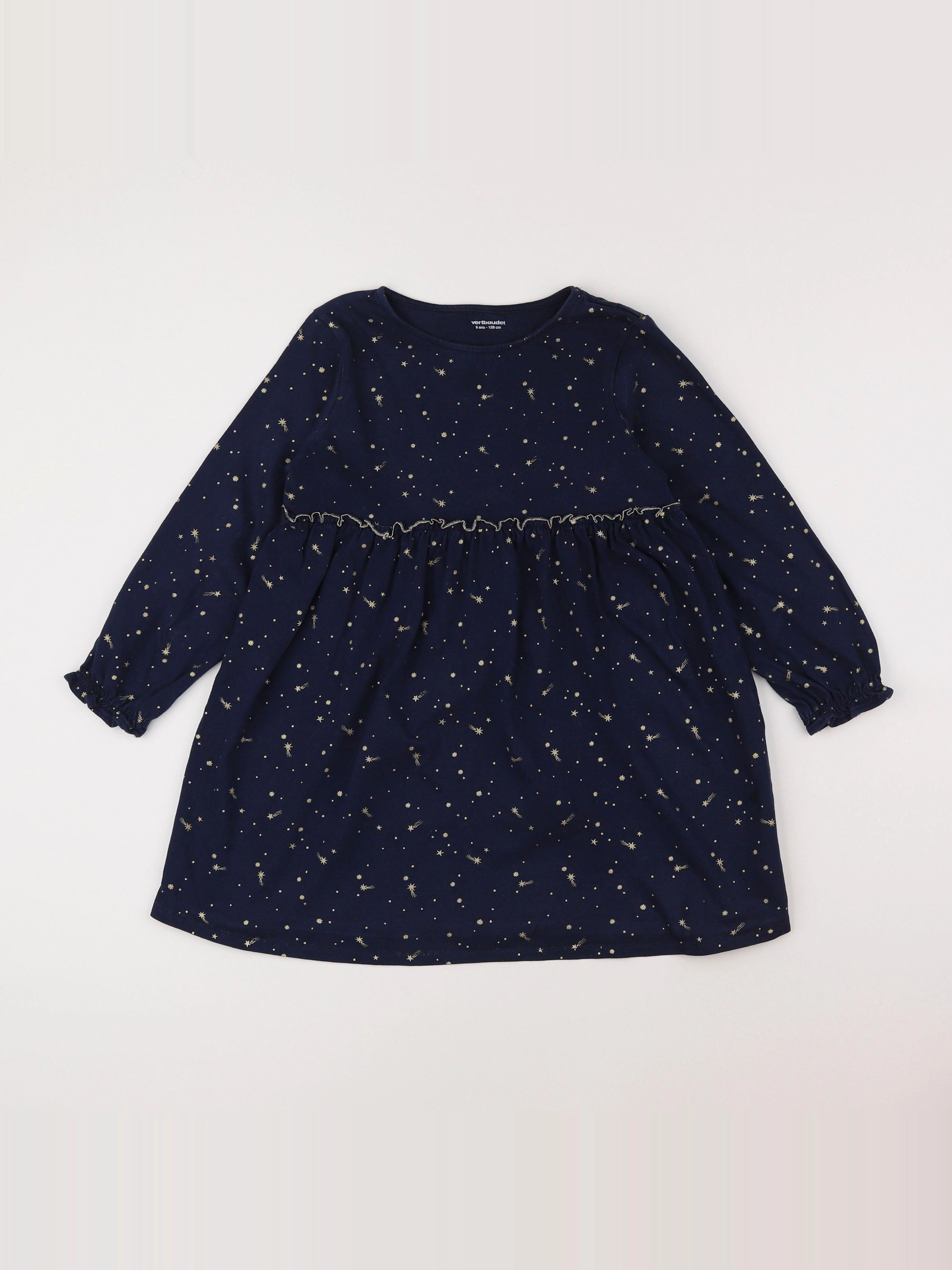 Vertbaudet - robe bleu - 8 ans