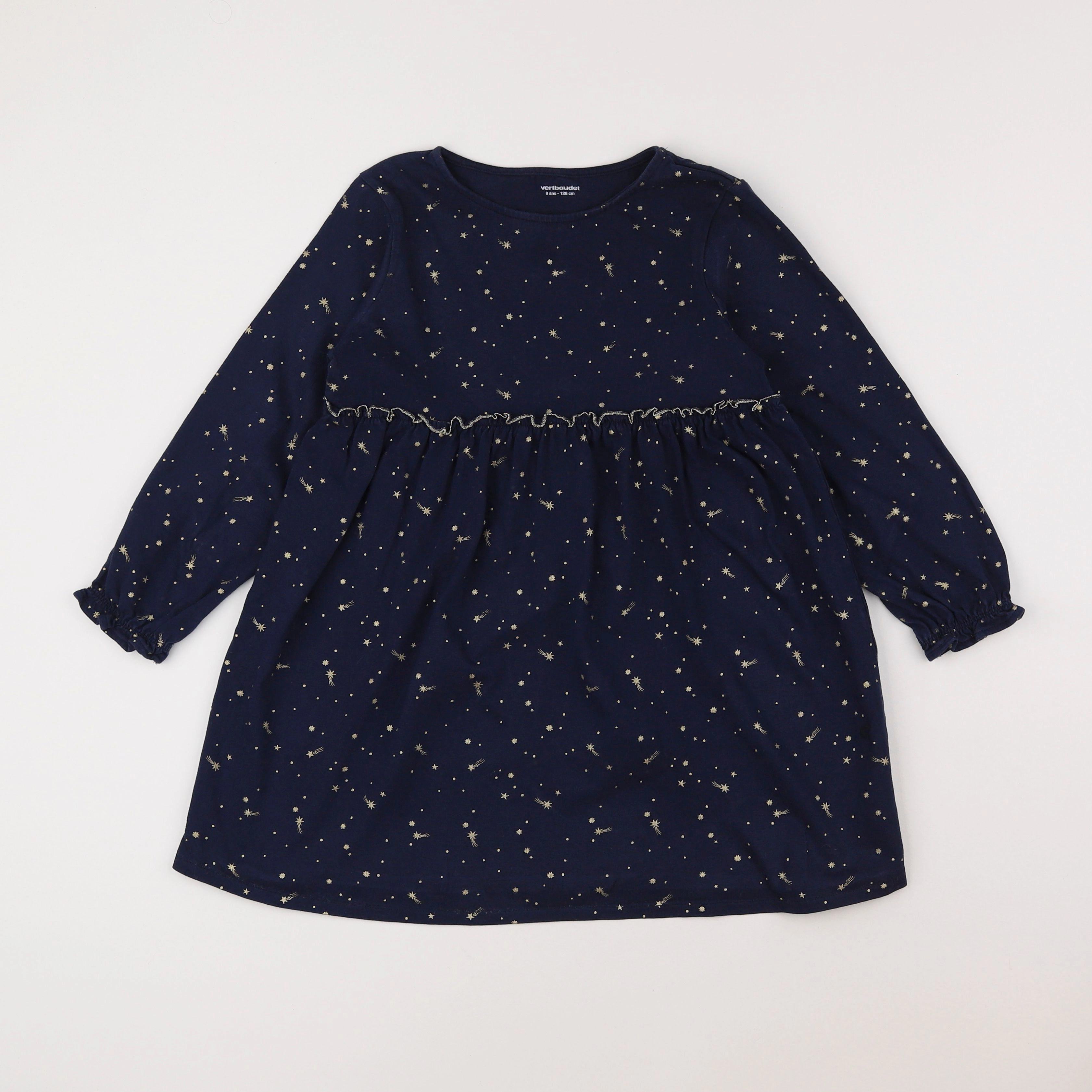 Vertbaudet - robe bleu - 8 ans