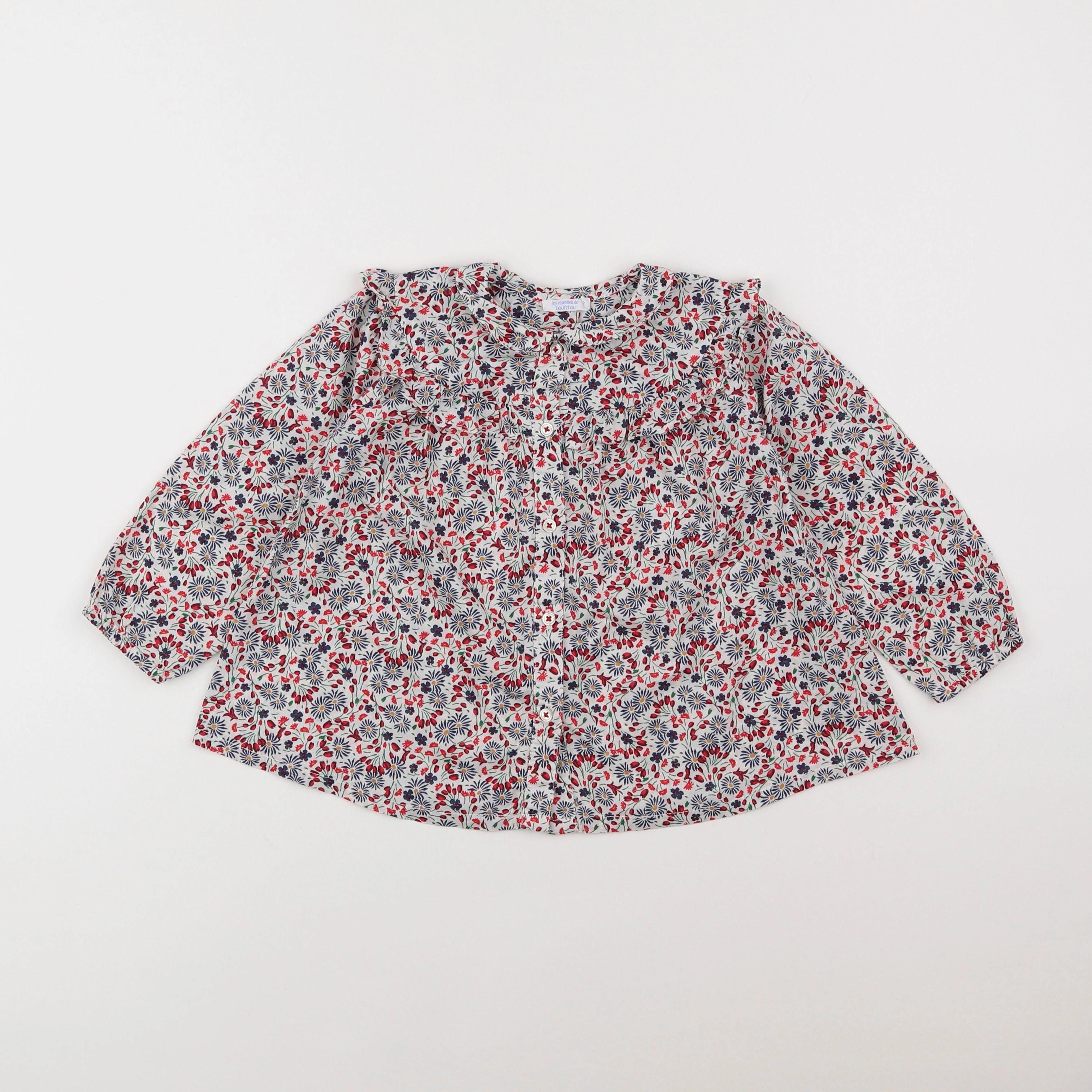 Boutchou - blouse multicolore - 3 ans