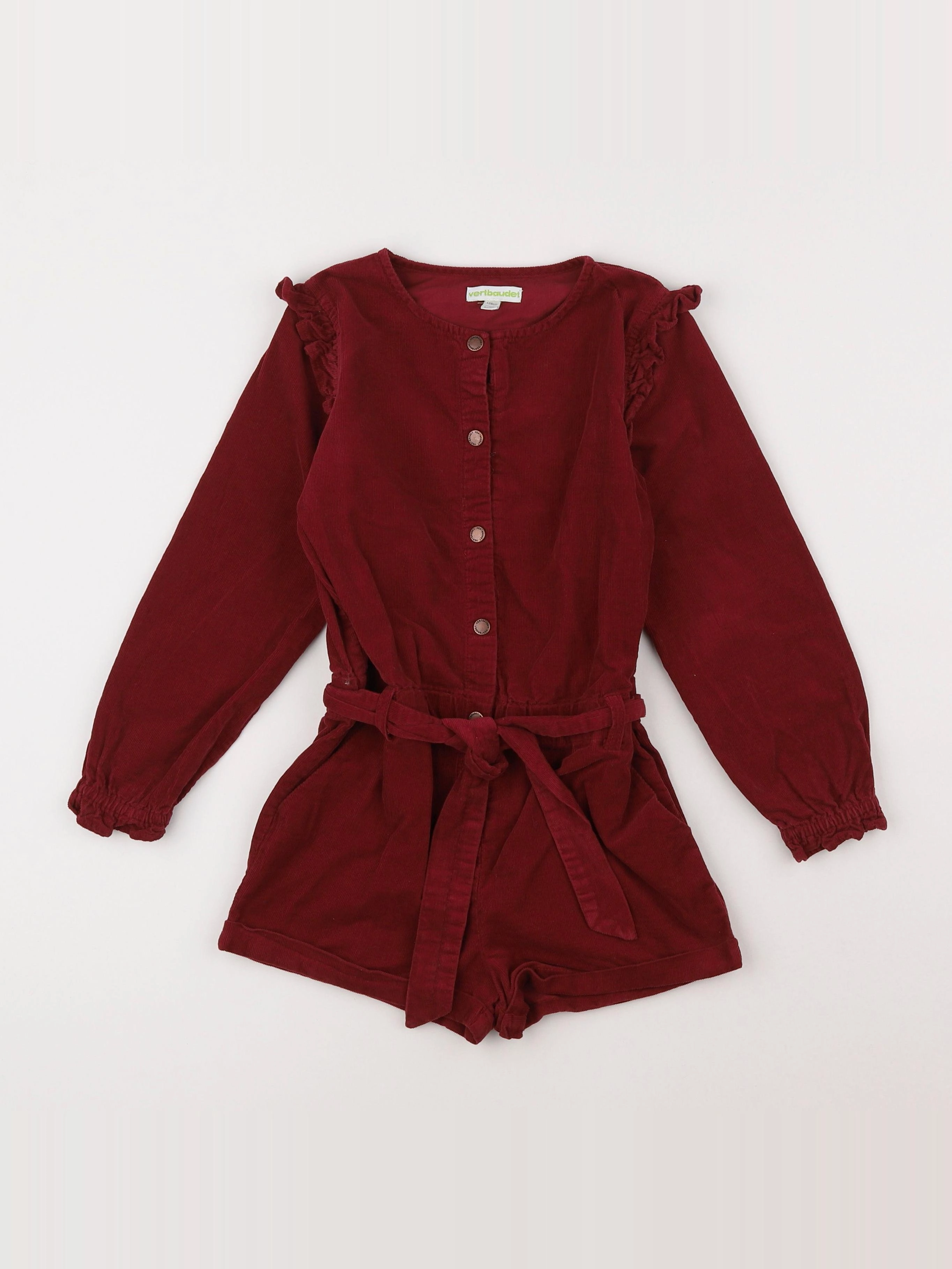Vertbaudet - combinaison rouge - 8 ans