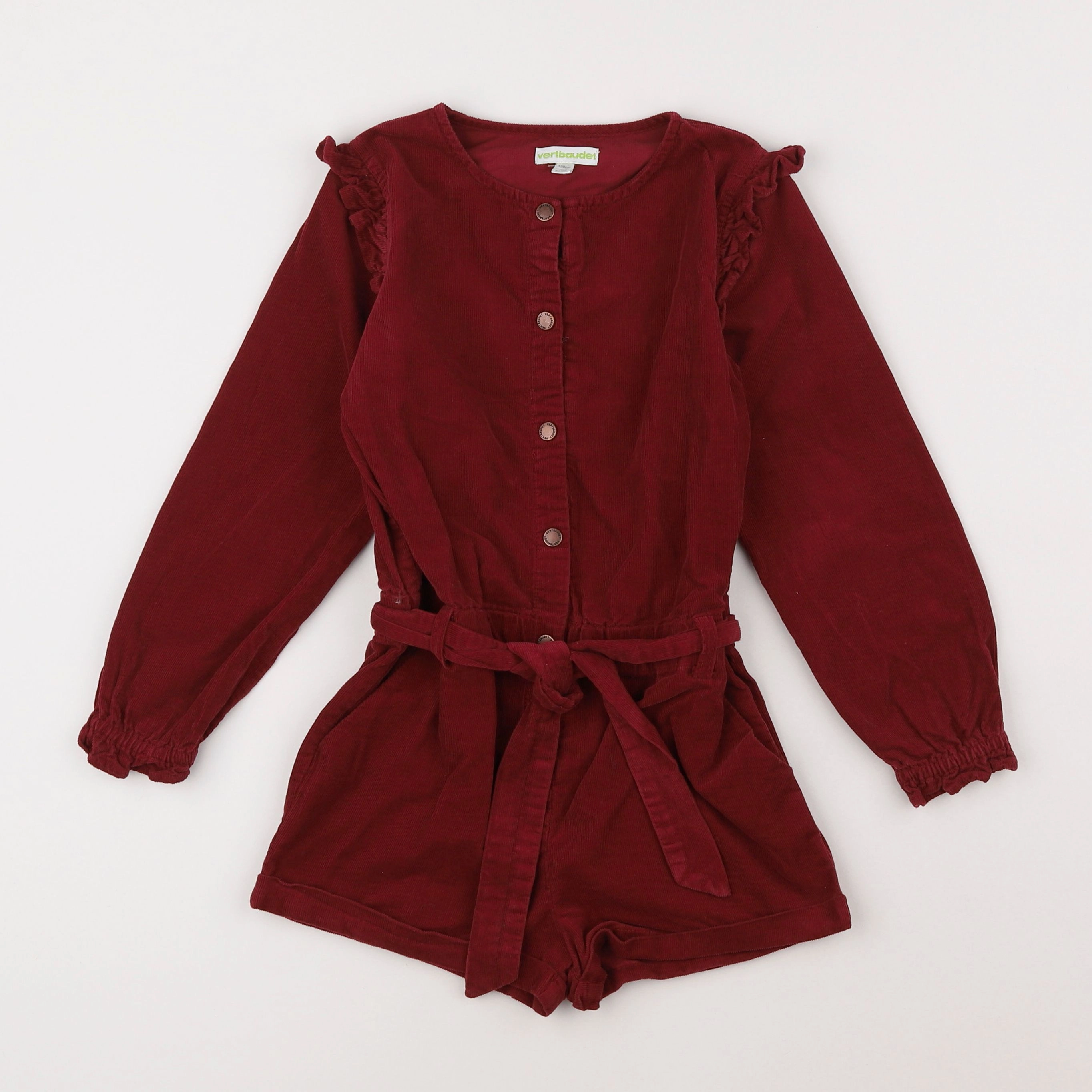 Vertbaudet - combinaison rouge - 8 ans
