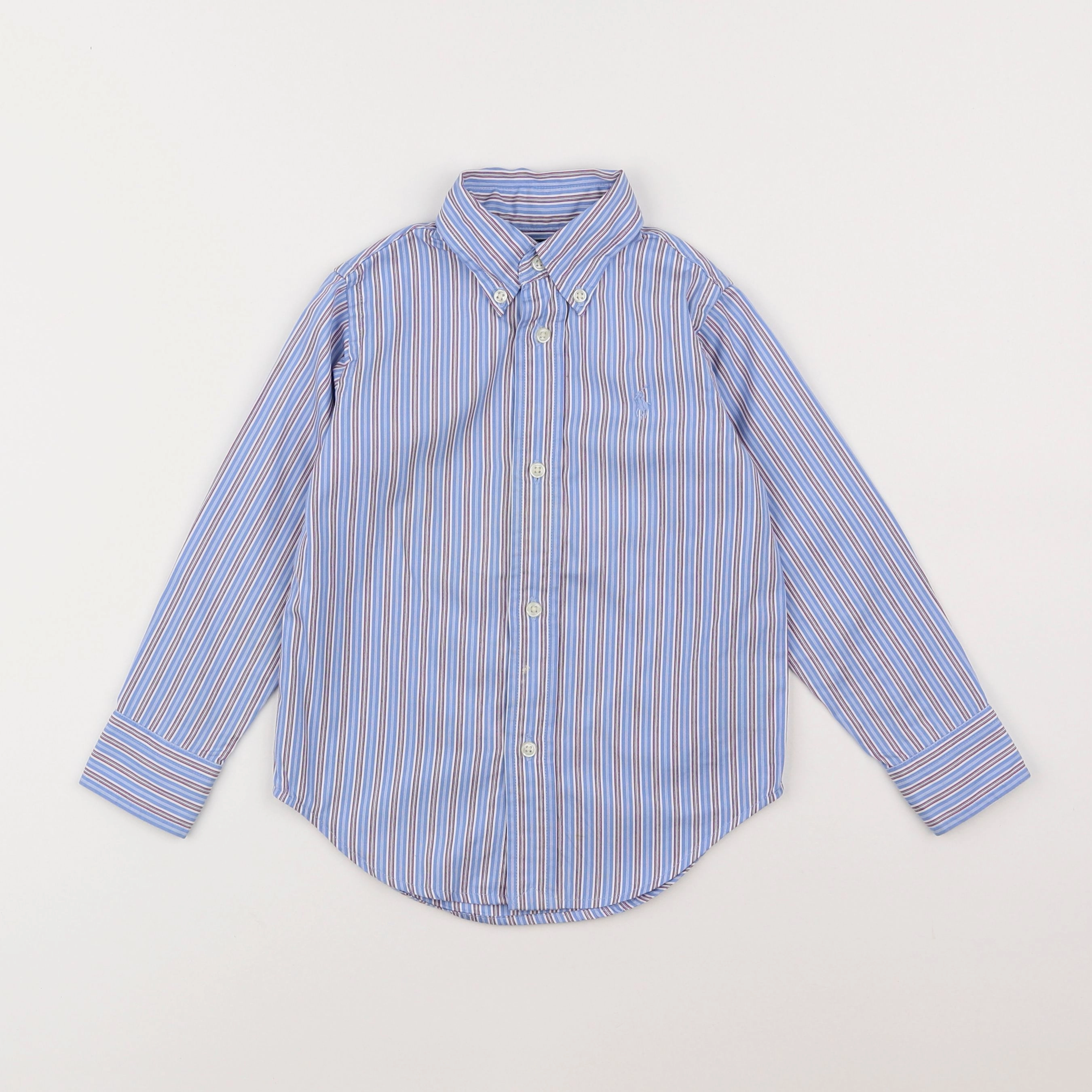 Ralph Lauren - chemise bleu - 4 ans