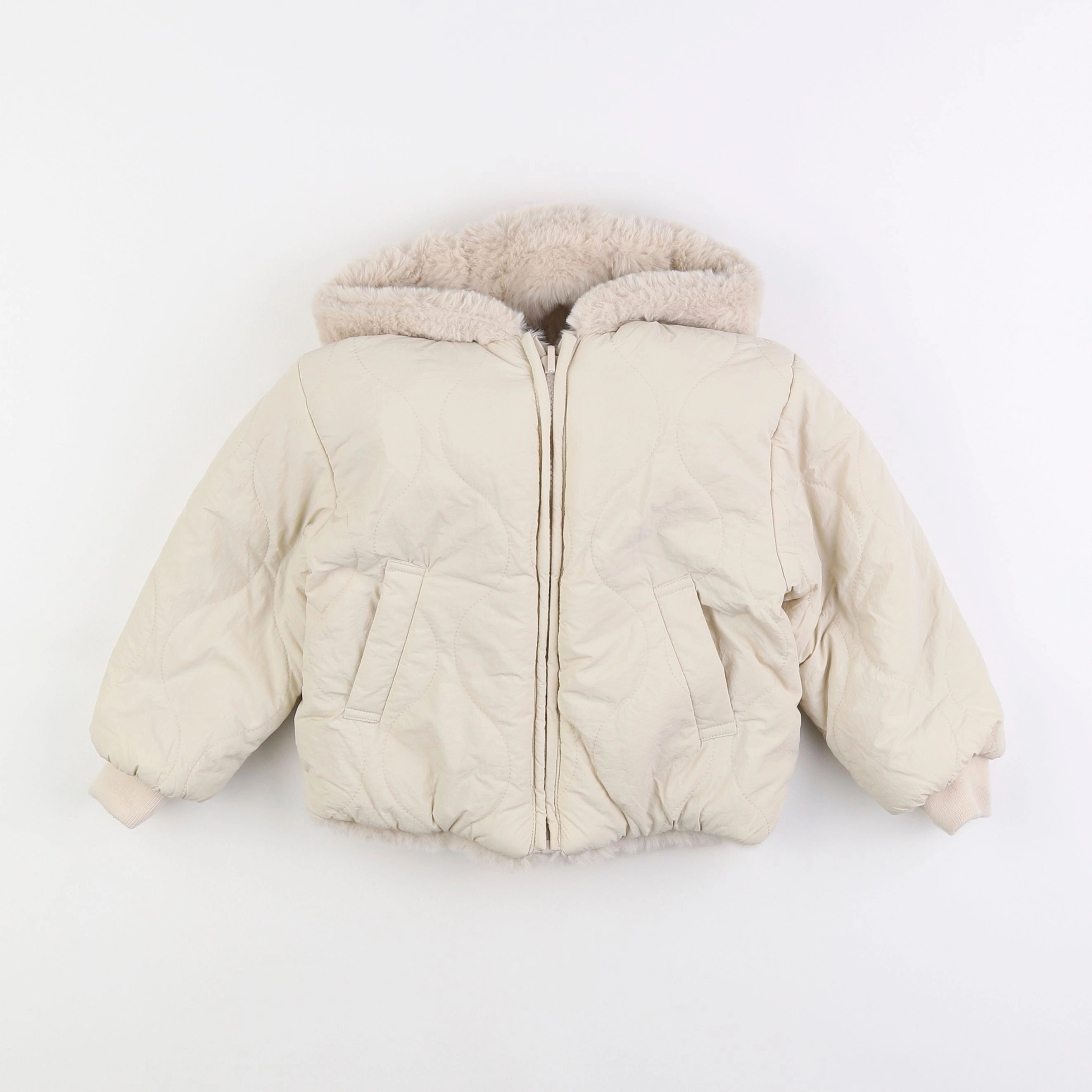 Zara - manteau beige - 18 mois à 2 ans