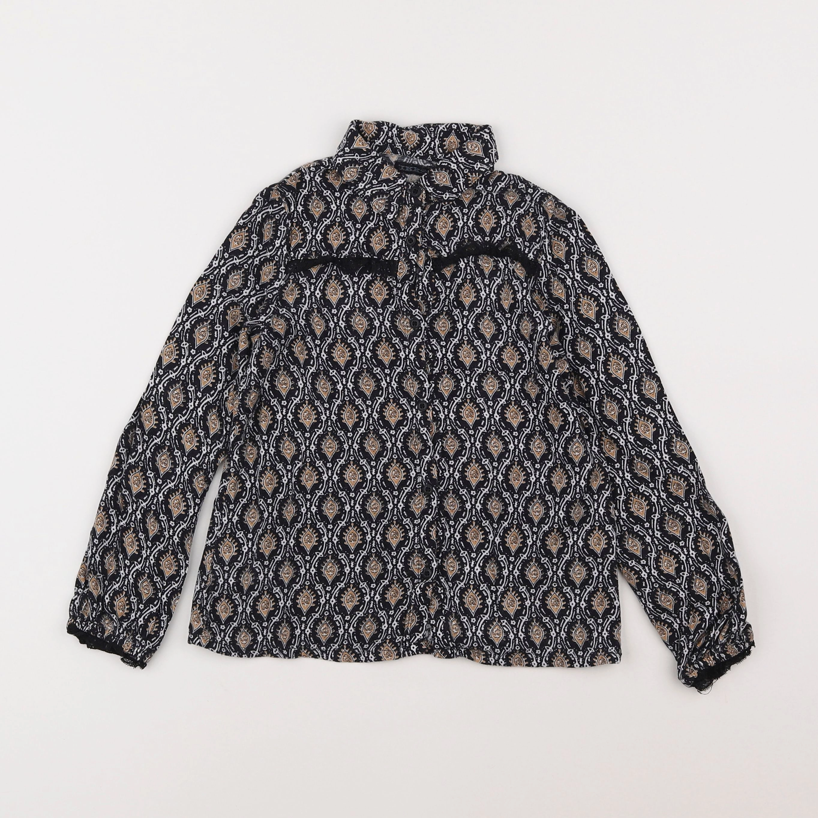 IKKS - blouse noir - 6 ans