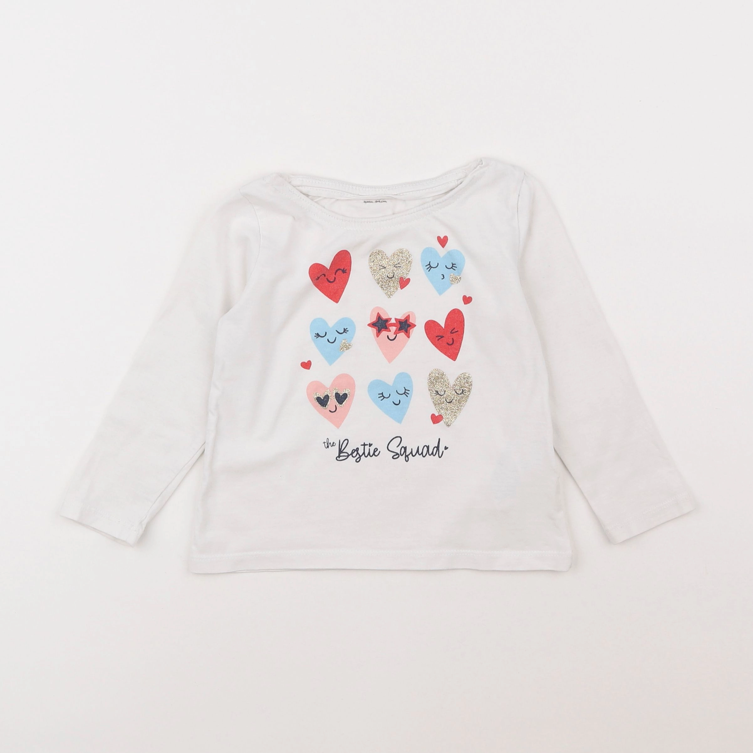 Vertbaudet - tee-shirt blanc - 3 ans