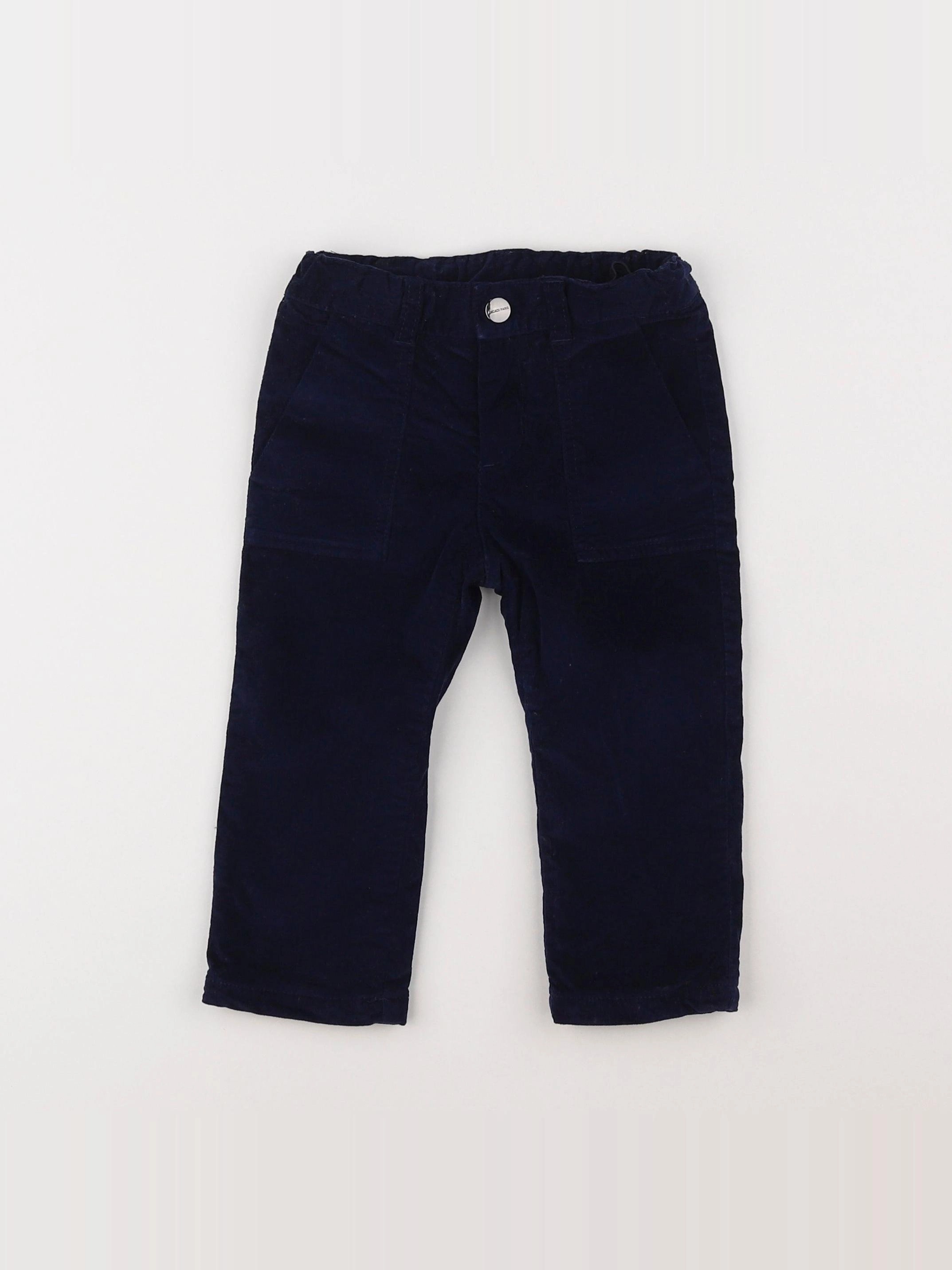 Jacadi - pantalon bleu - 18 mois