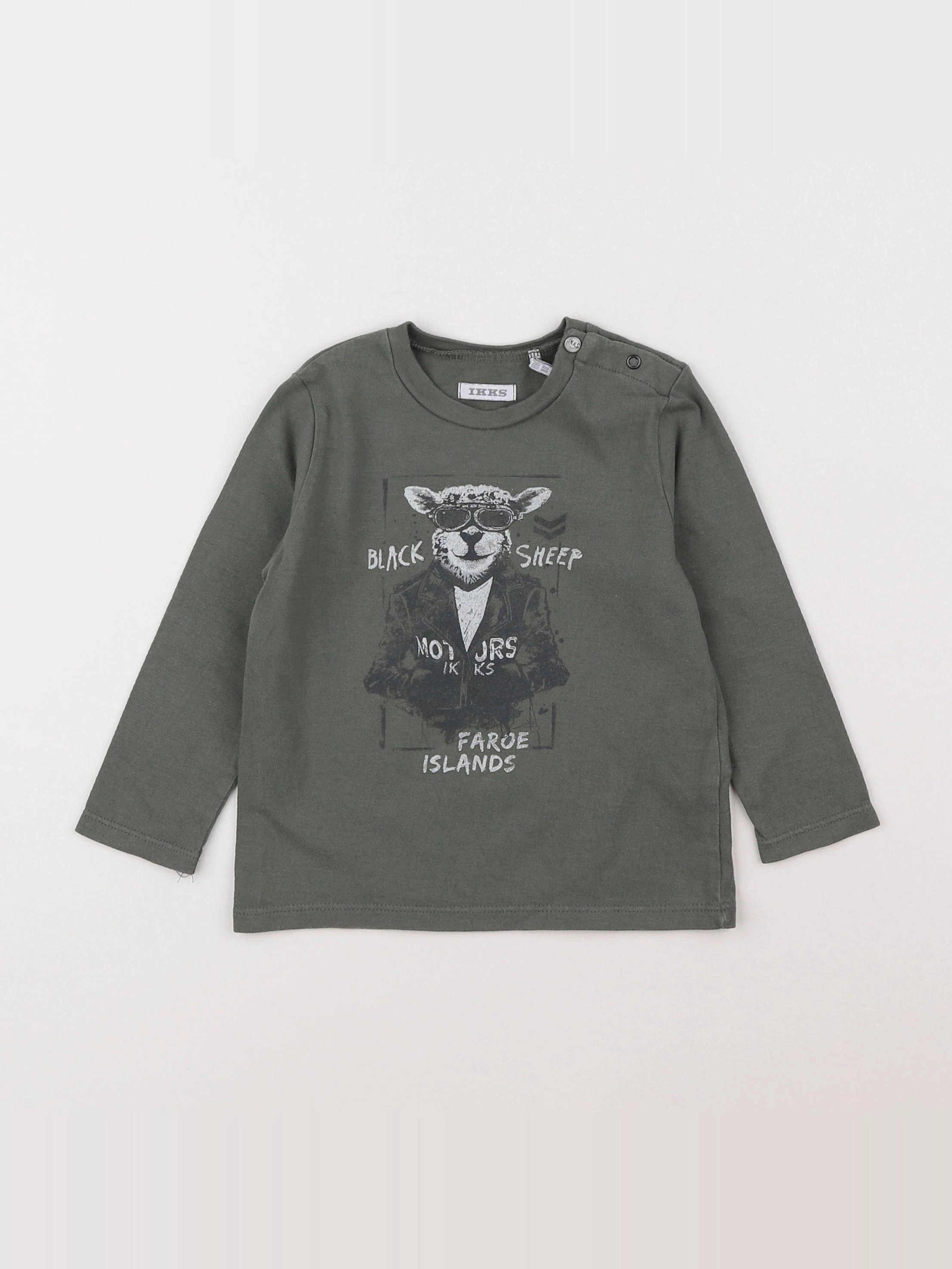 IKKS - tee-shirt vert - 18 mois