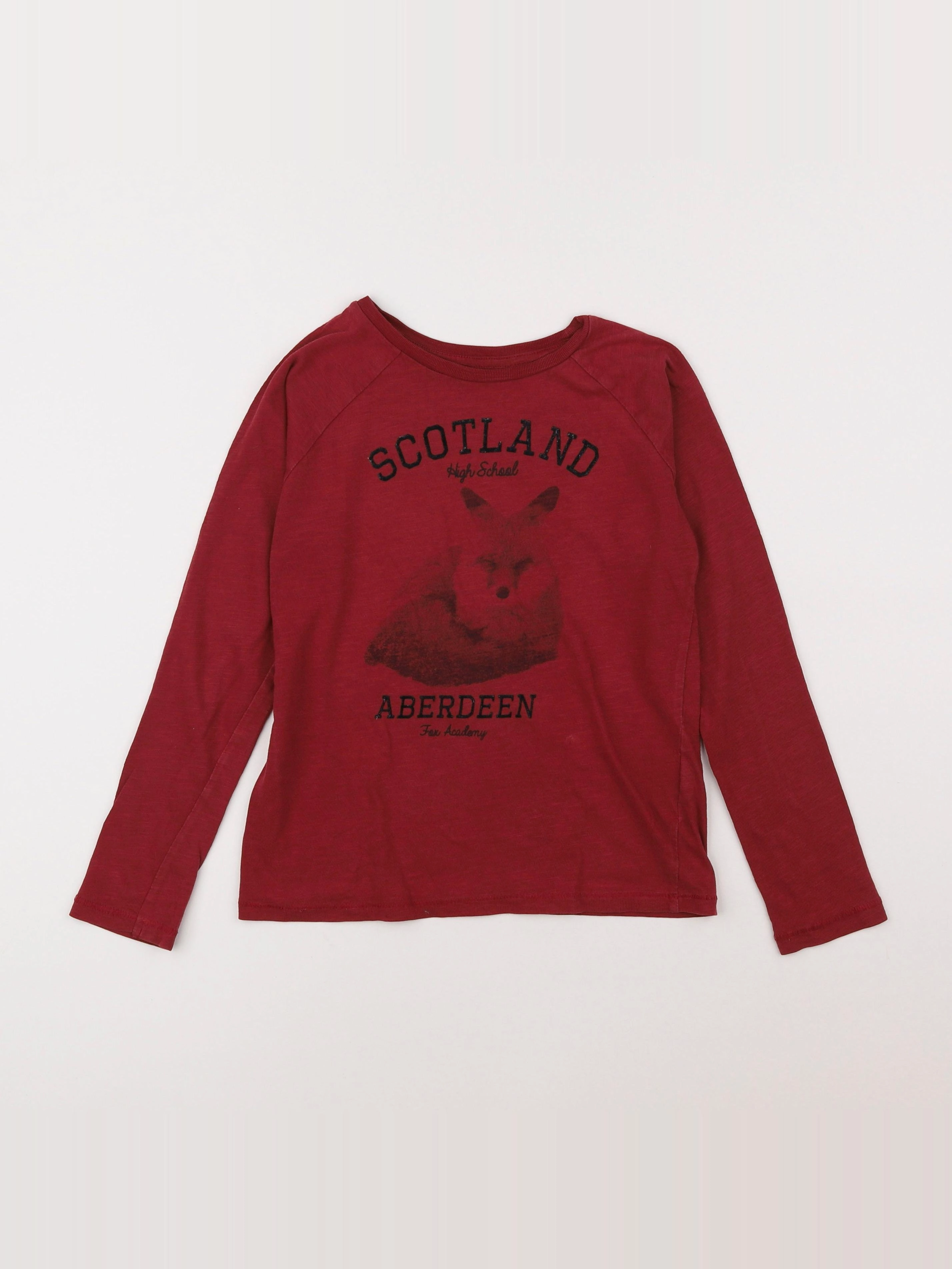 Monoprix - tee-shirt rouge - 10 ans
