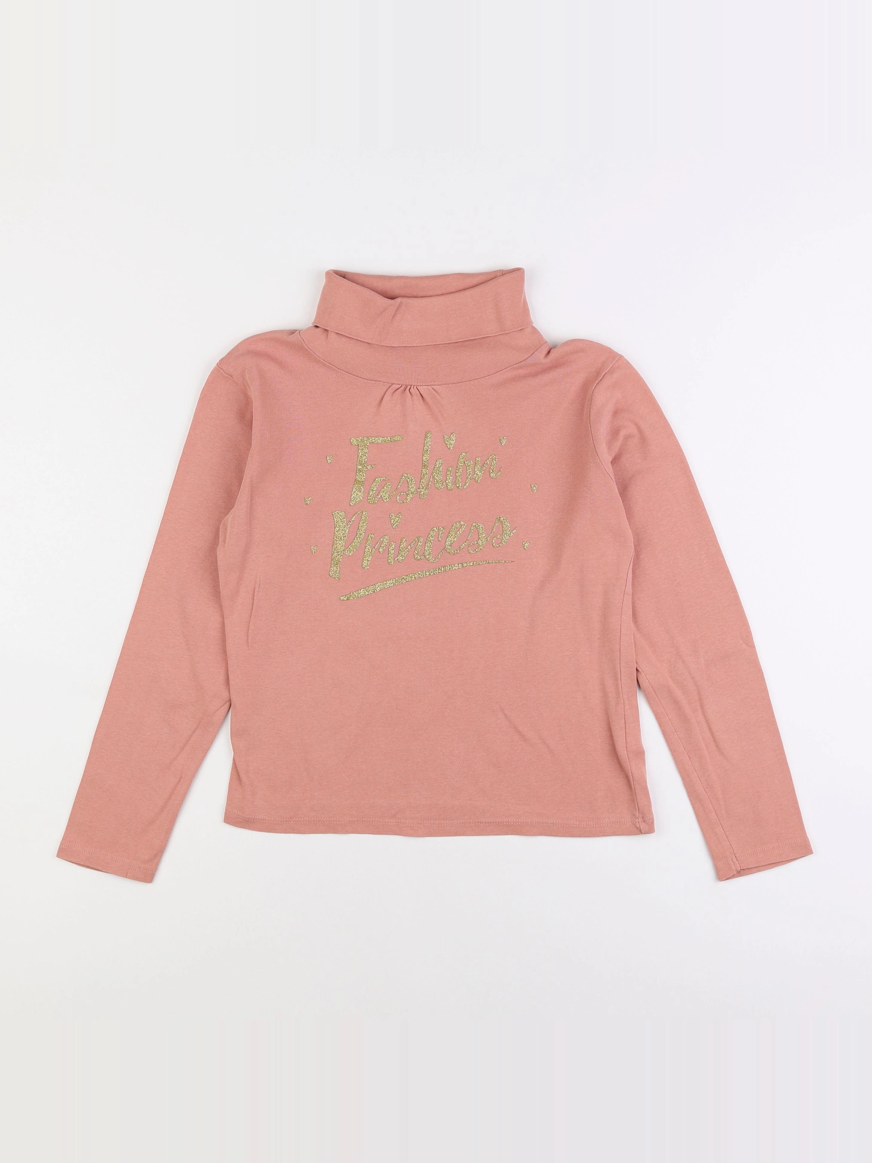 Vertbaudet - sous-pull rose - 10 ans