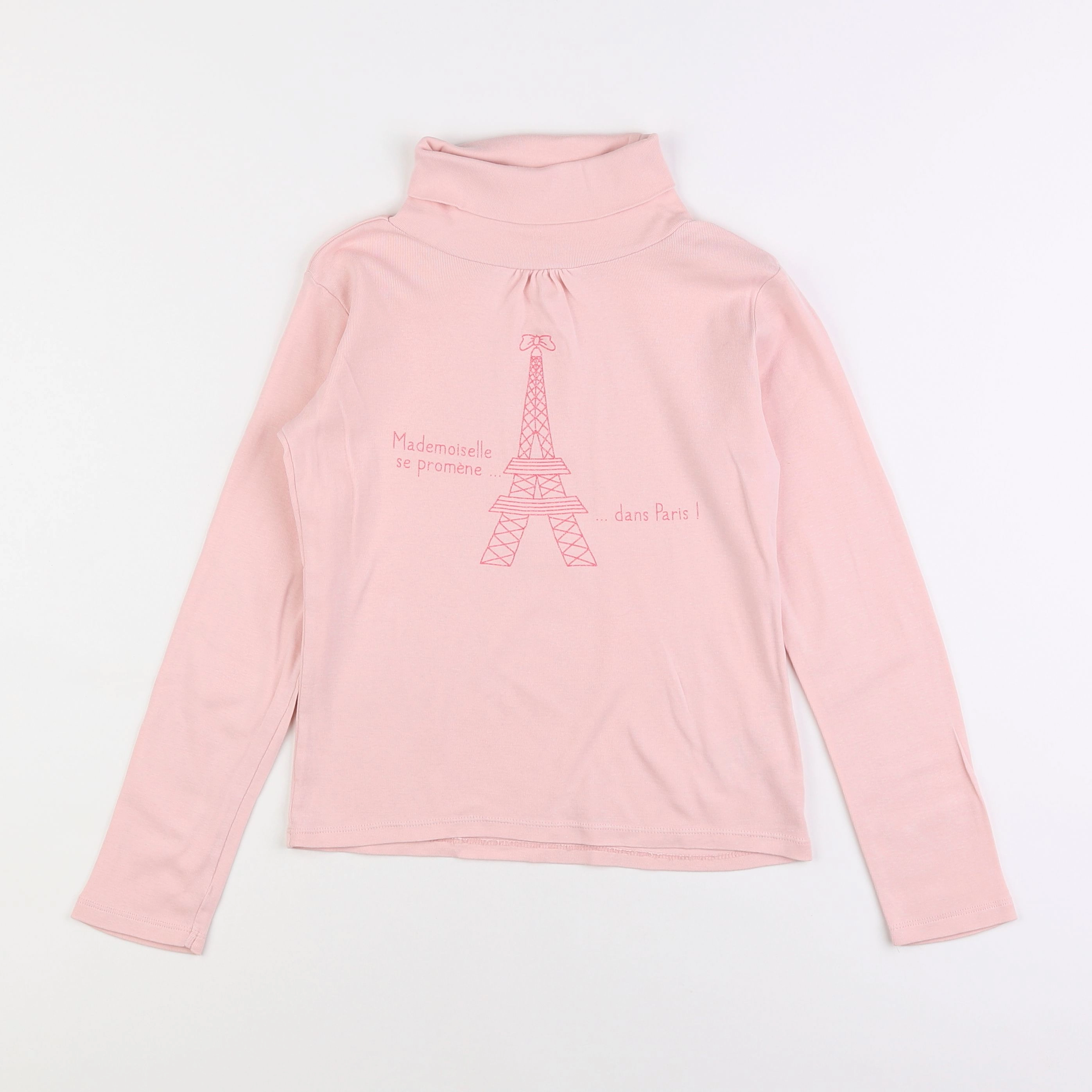 Vertbaudet - sous-pull rose - 10 ans