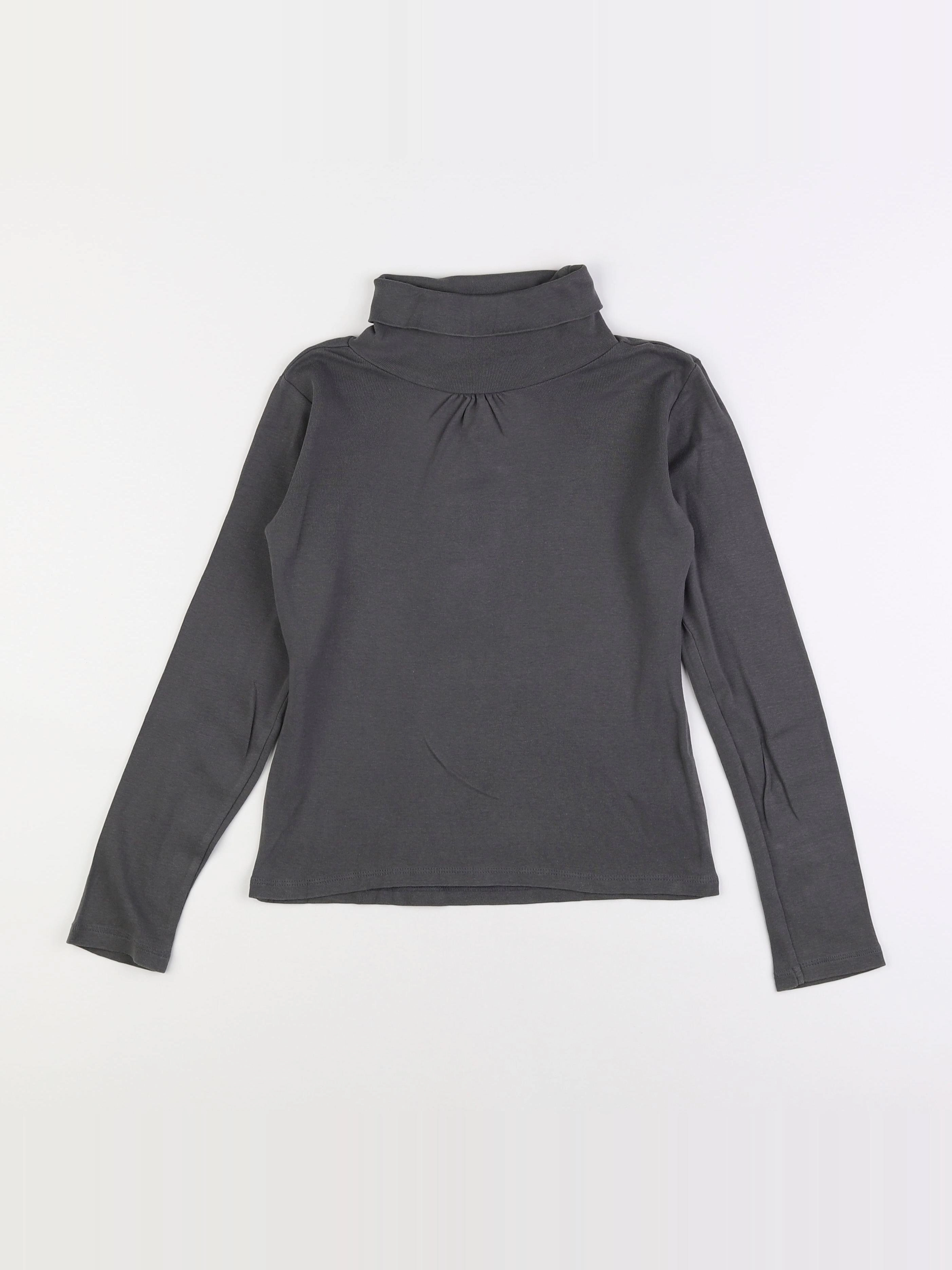 Vertbaudet - sous-pull gris - 10 ans