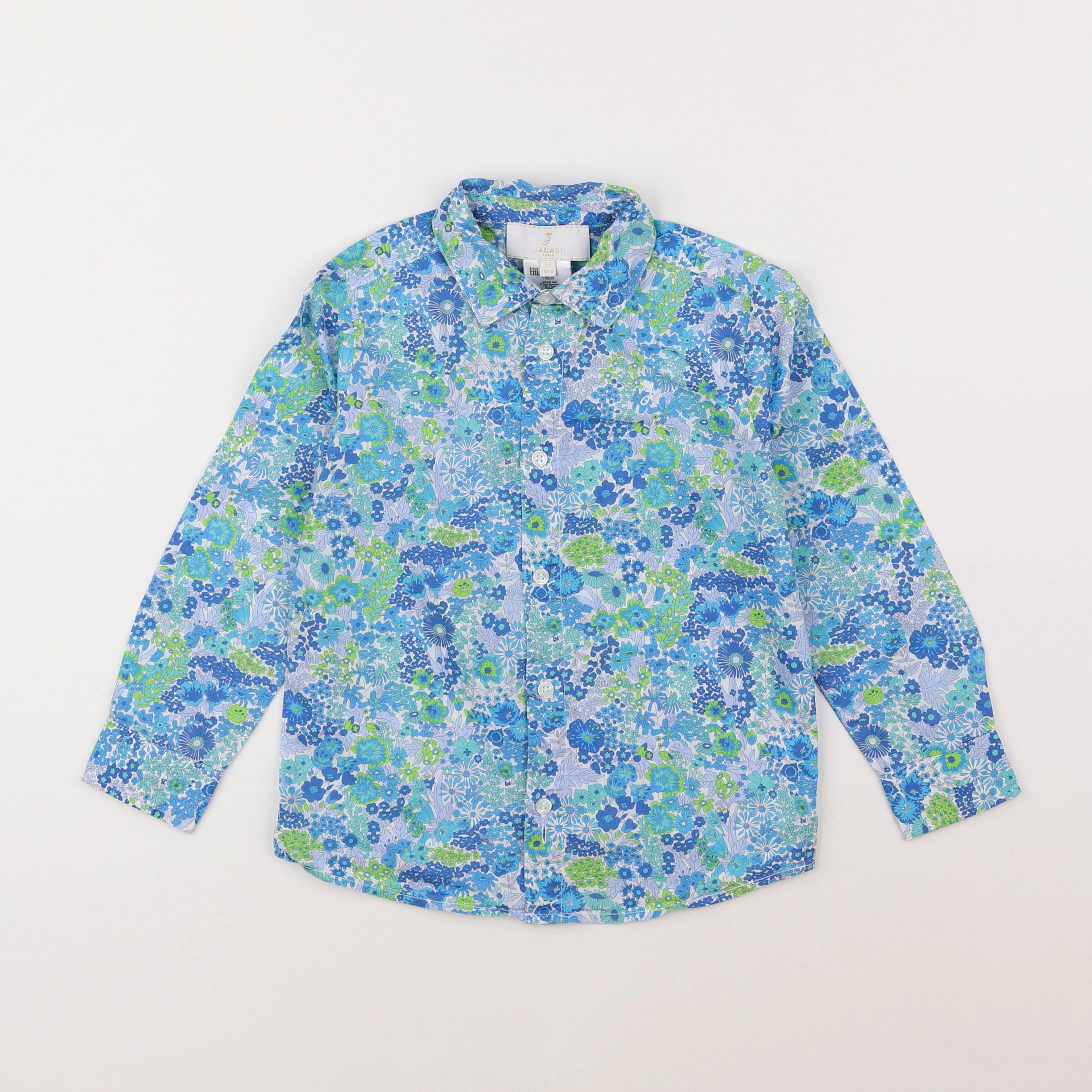 Jacadi - chemise bleu - 5 ans