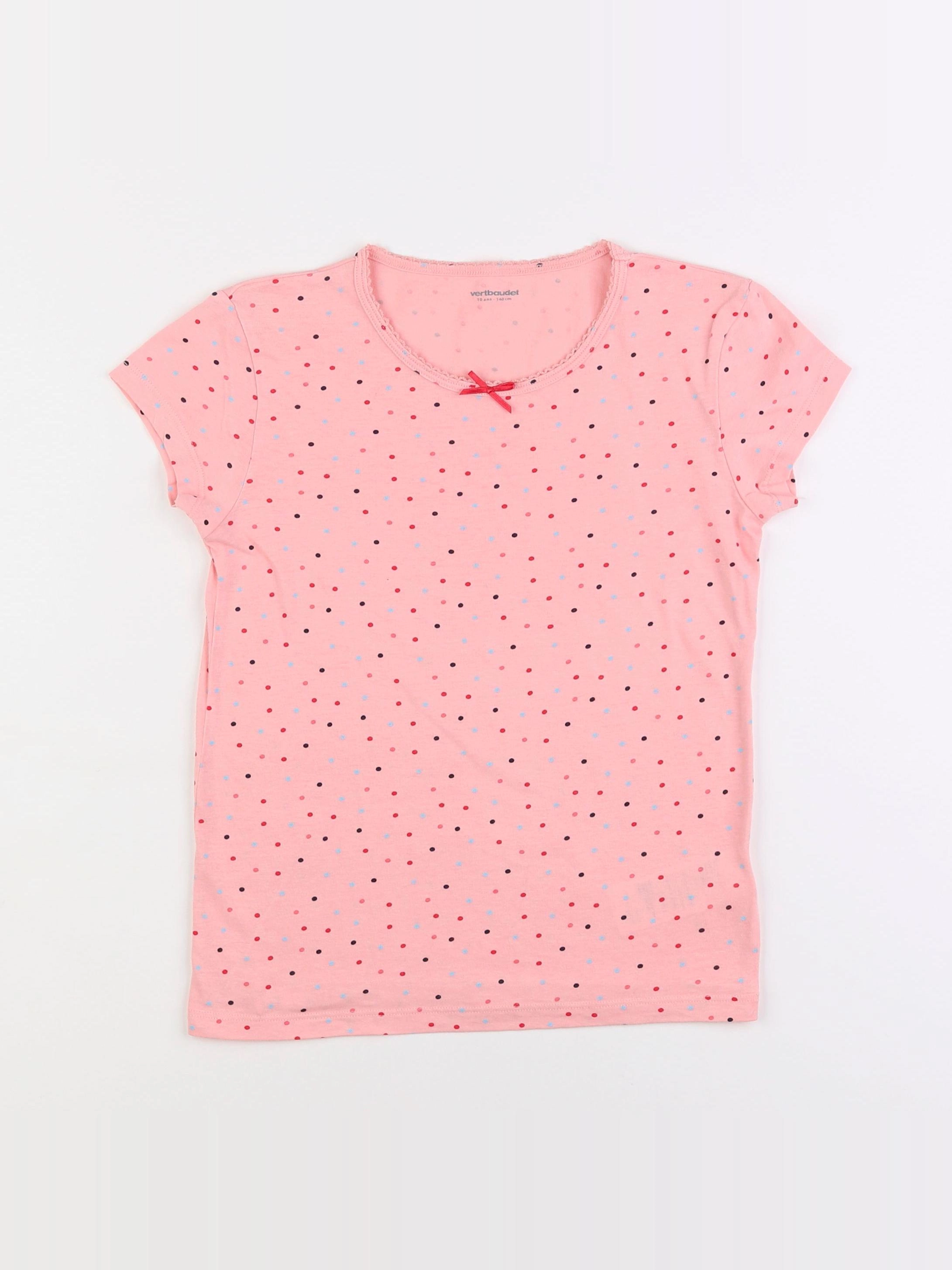 Vertbaudet - maillot de corps rose - 10 ans