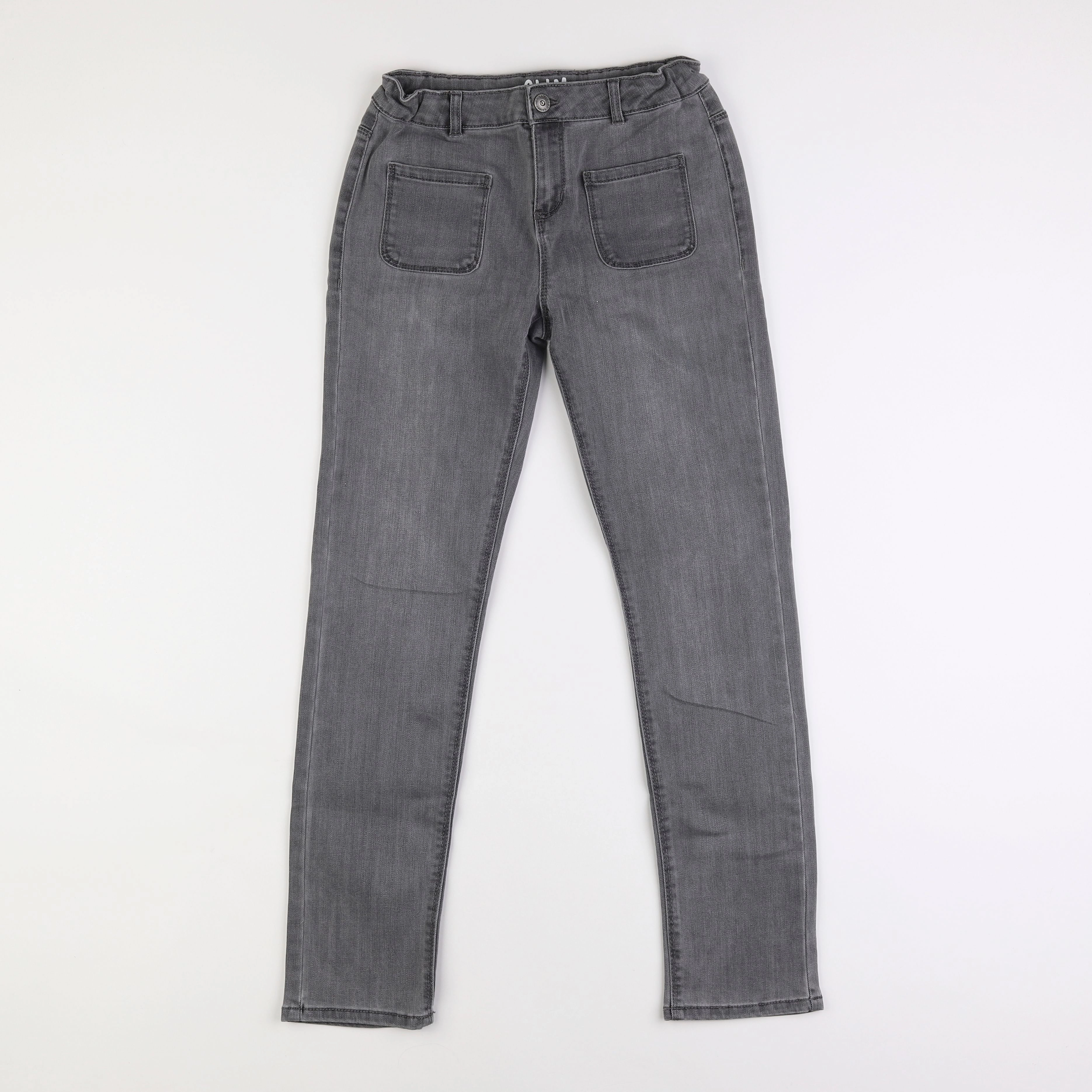Vertbaudet - jean gris - 12 ans