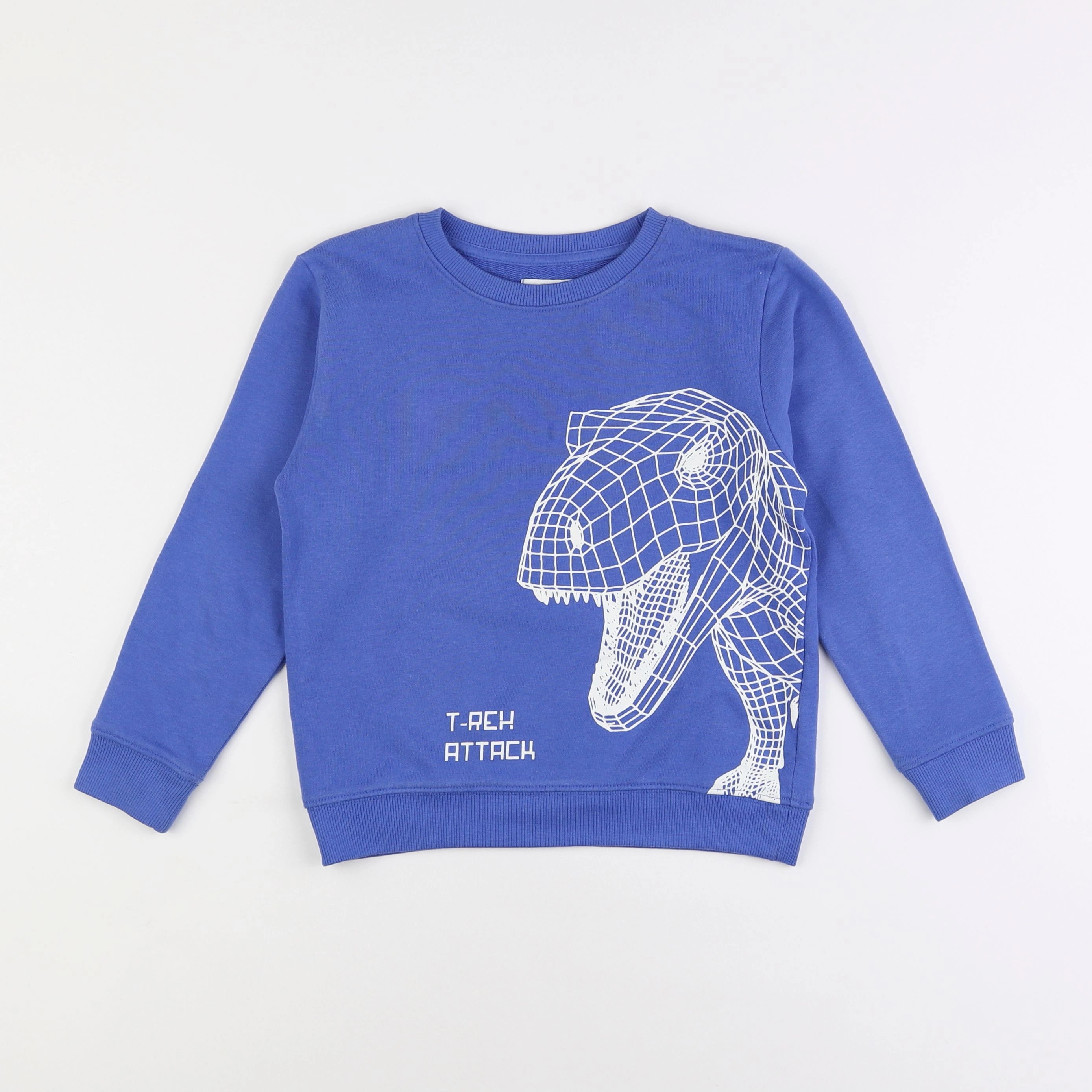 Vertbaudet - sweat bleu - 8 ans