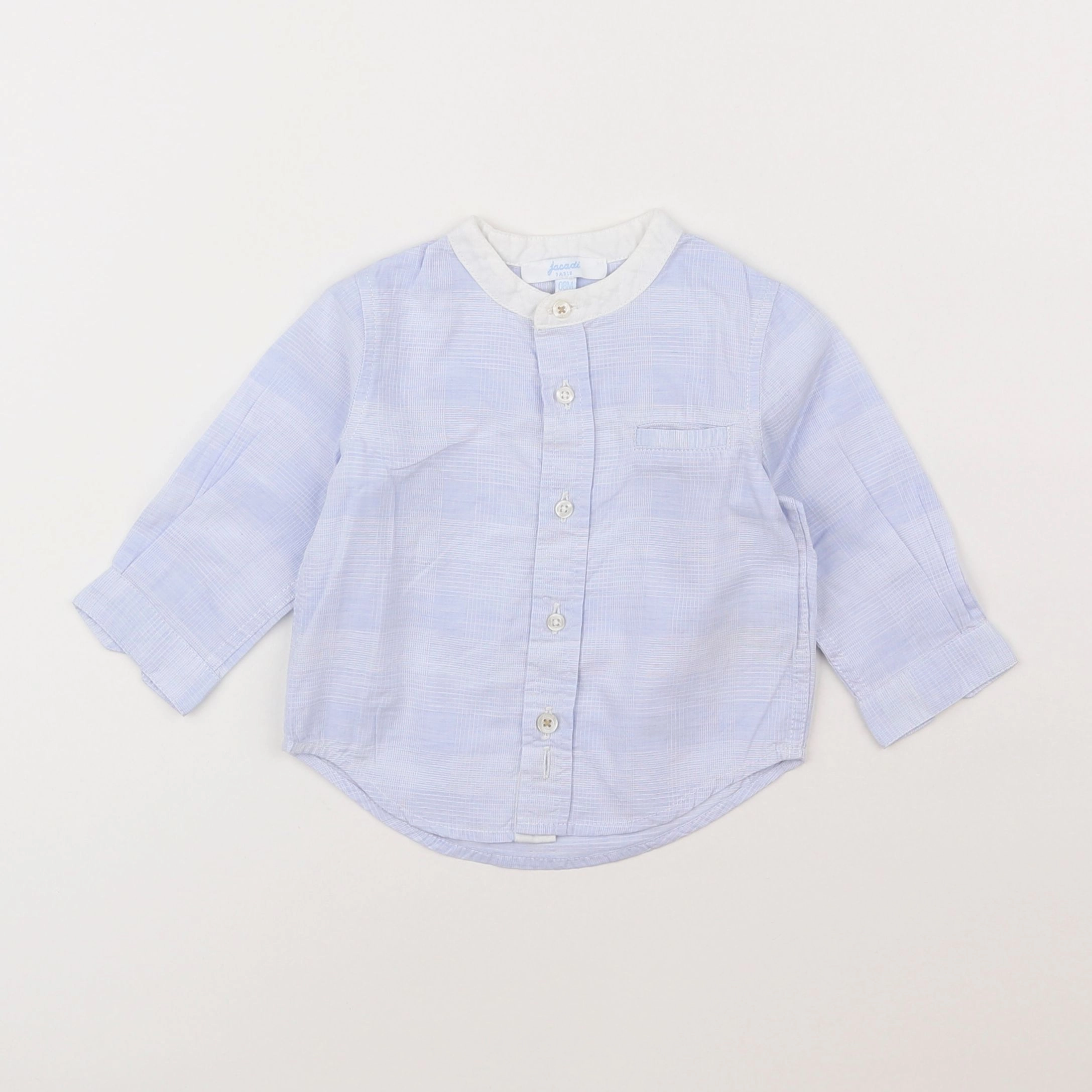 Jacadi - chemise bleu - 6 mois