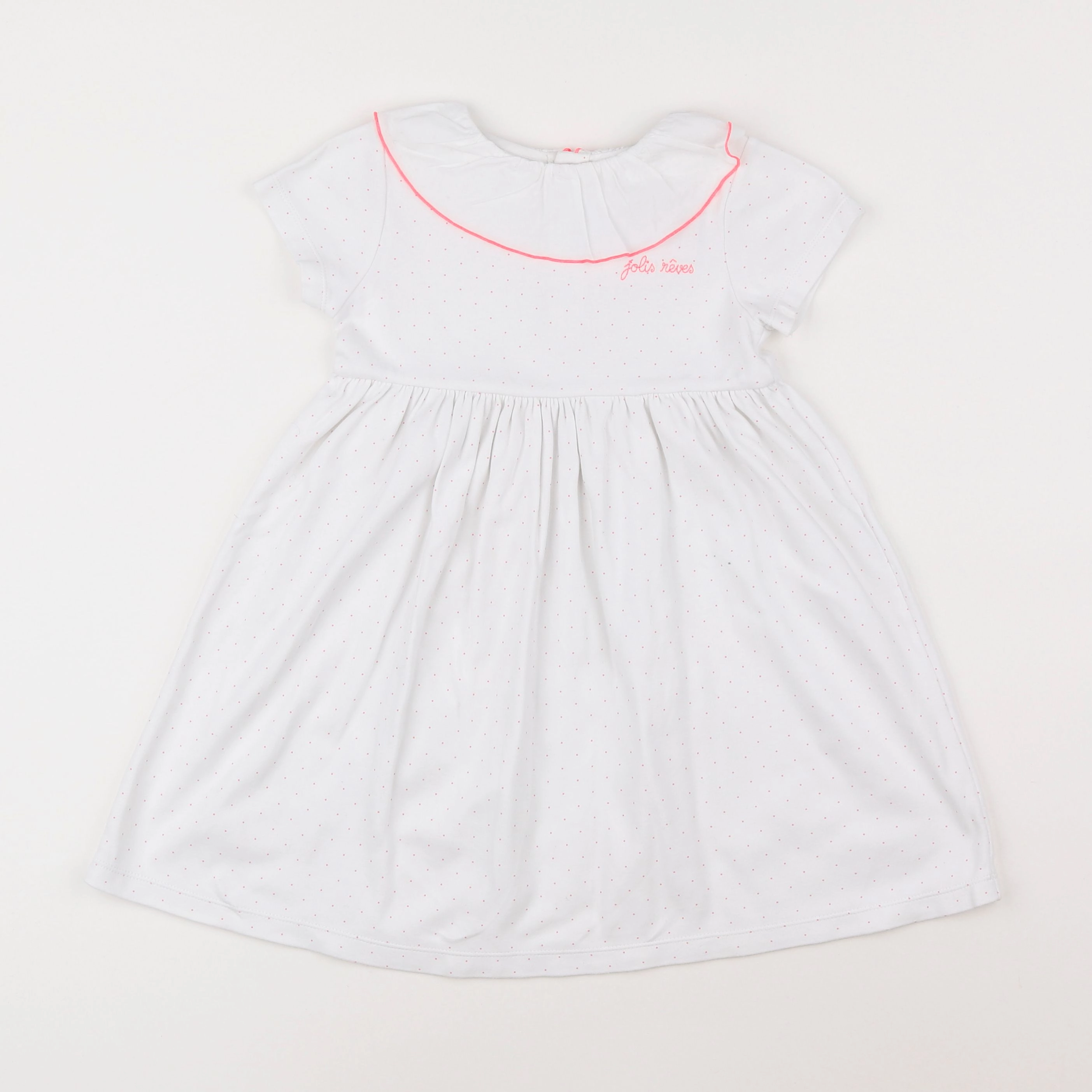 Jacadi - chemise de nuit coton rose - 4 ans