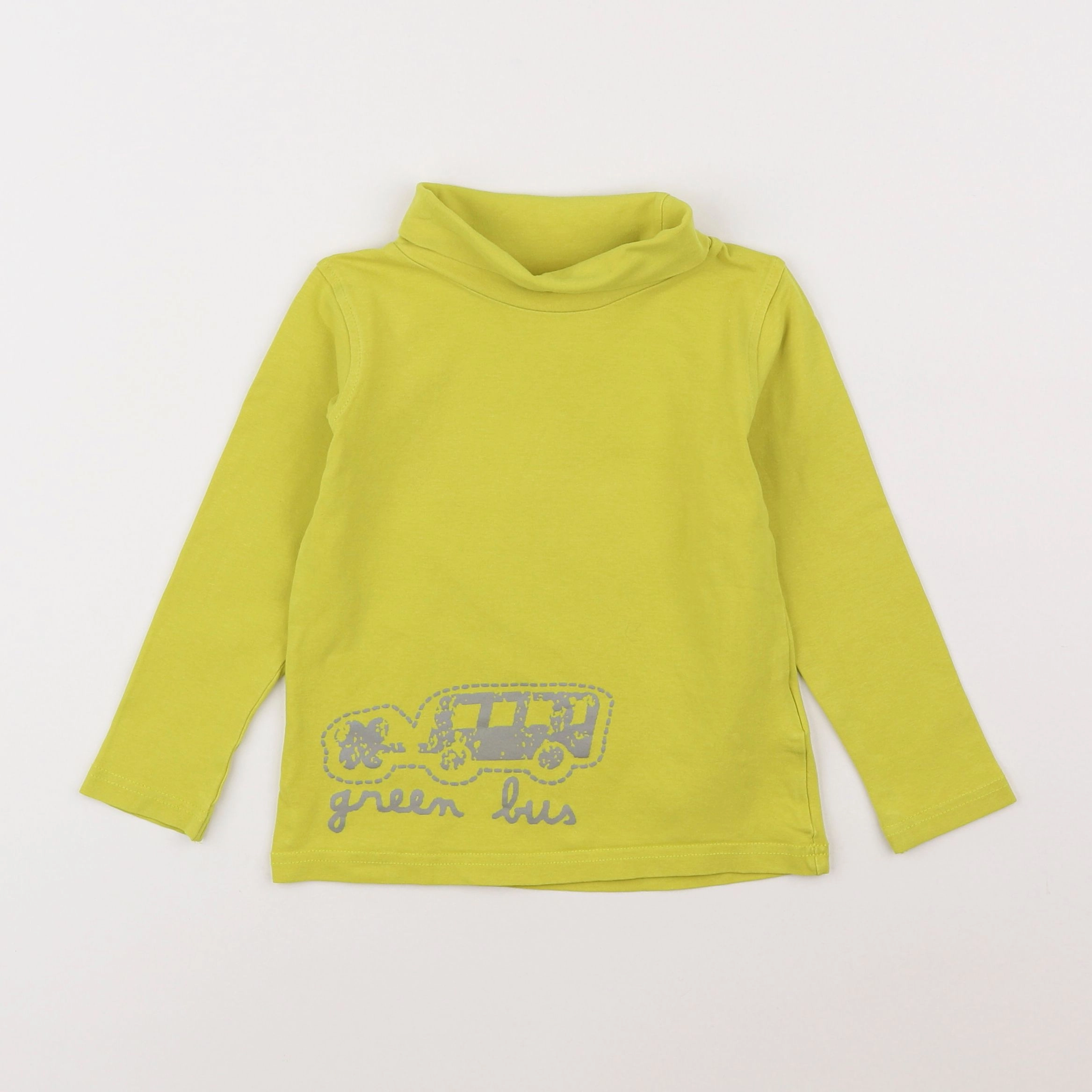 Vertbaudet - sous-pull vert - 4 ans