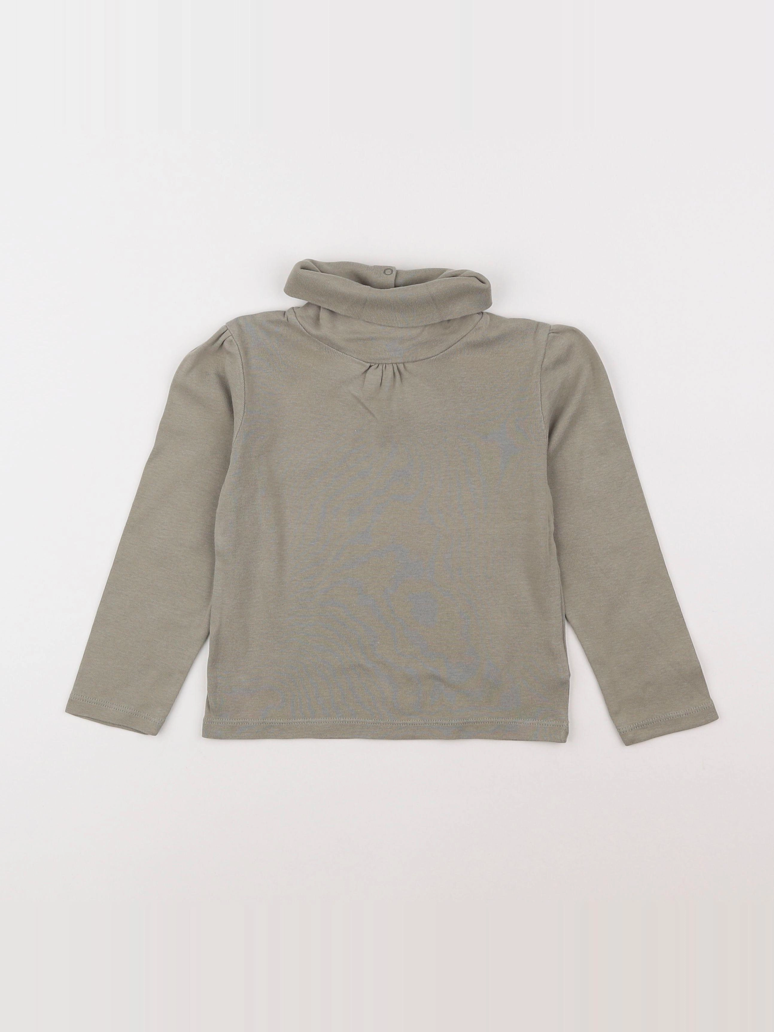 Vertbaudet - sous-pull vert - 5 ans