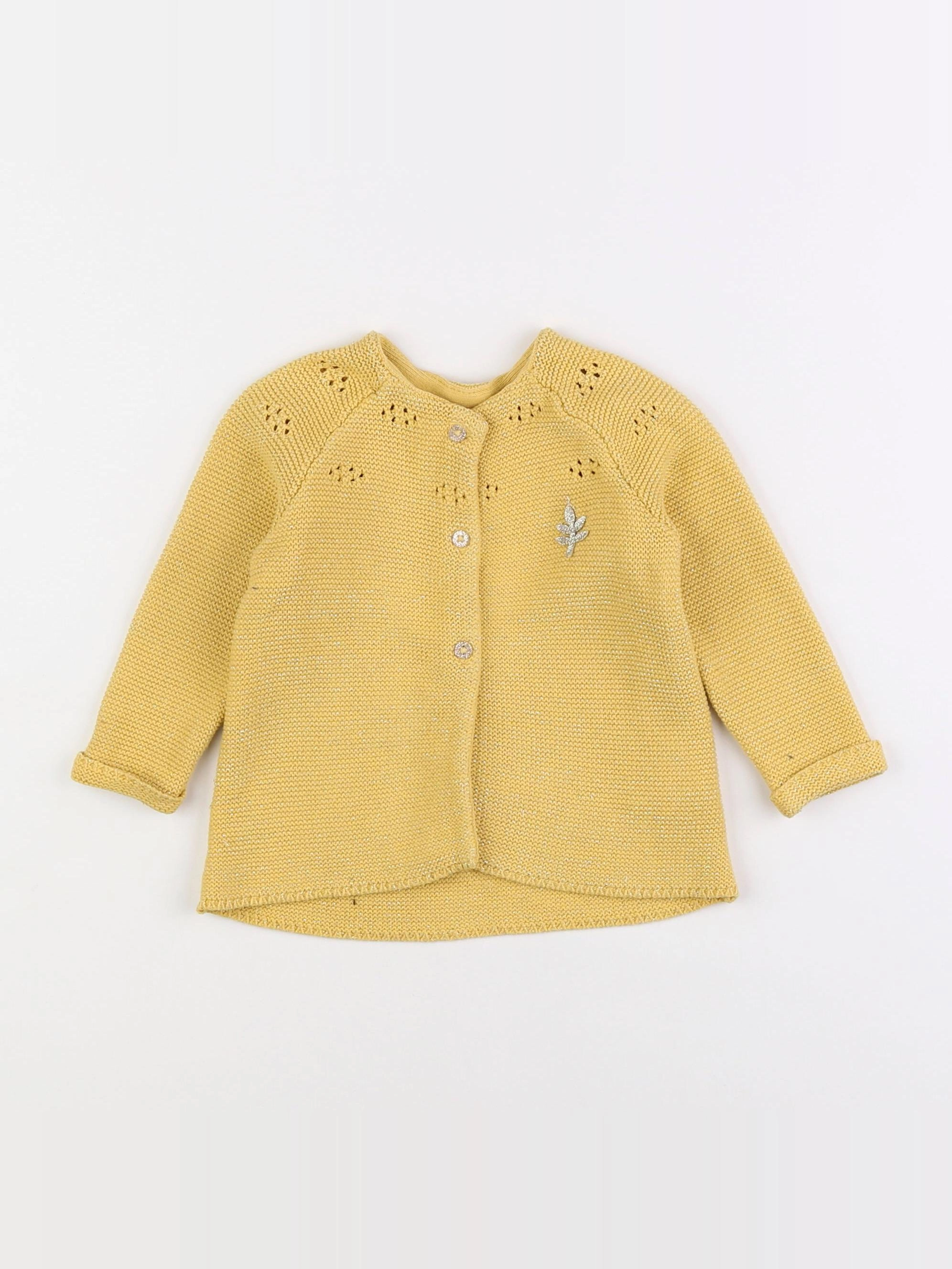 Tape à l'oeil - gilet jaune, or - 18 mois