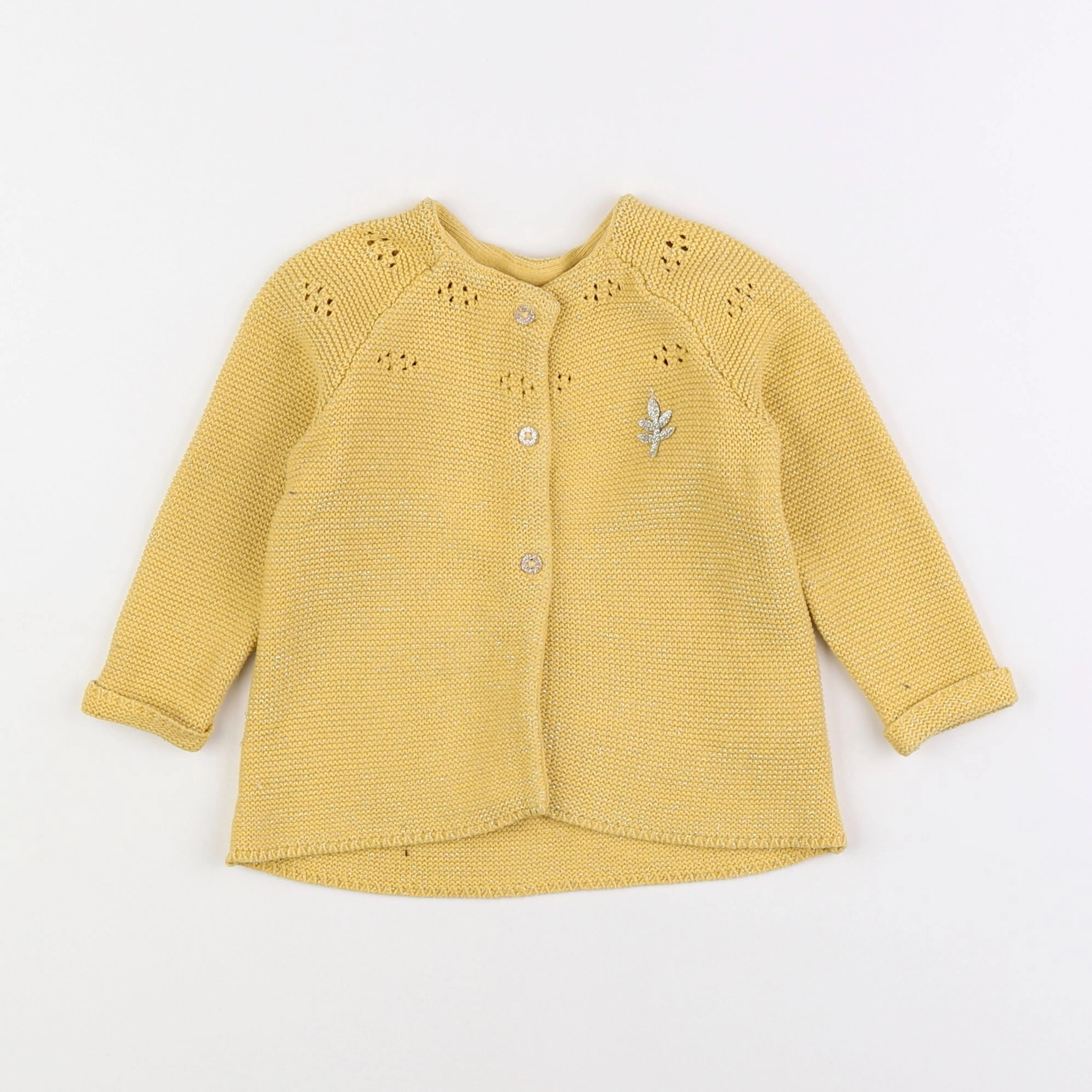 Tape à l'oeil - gilet jaune, or - 18 mois
