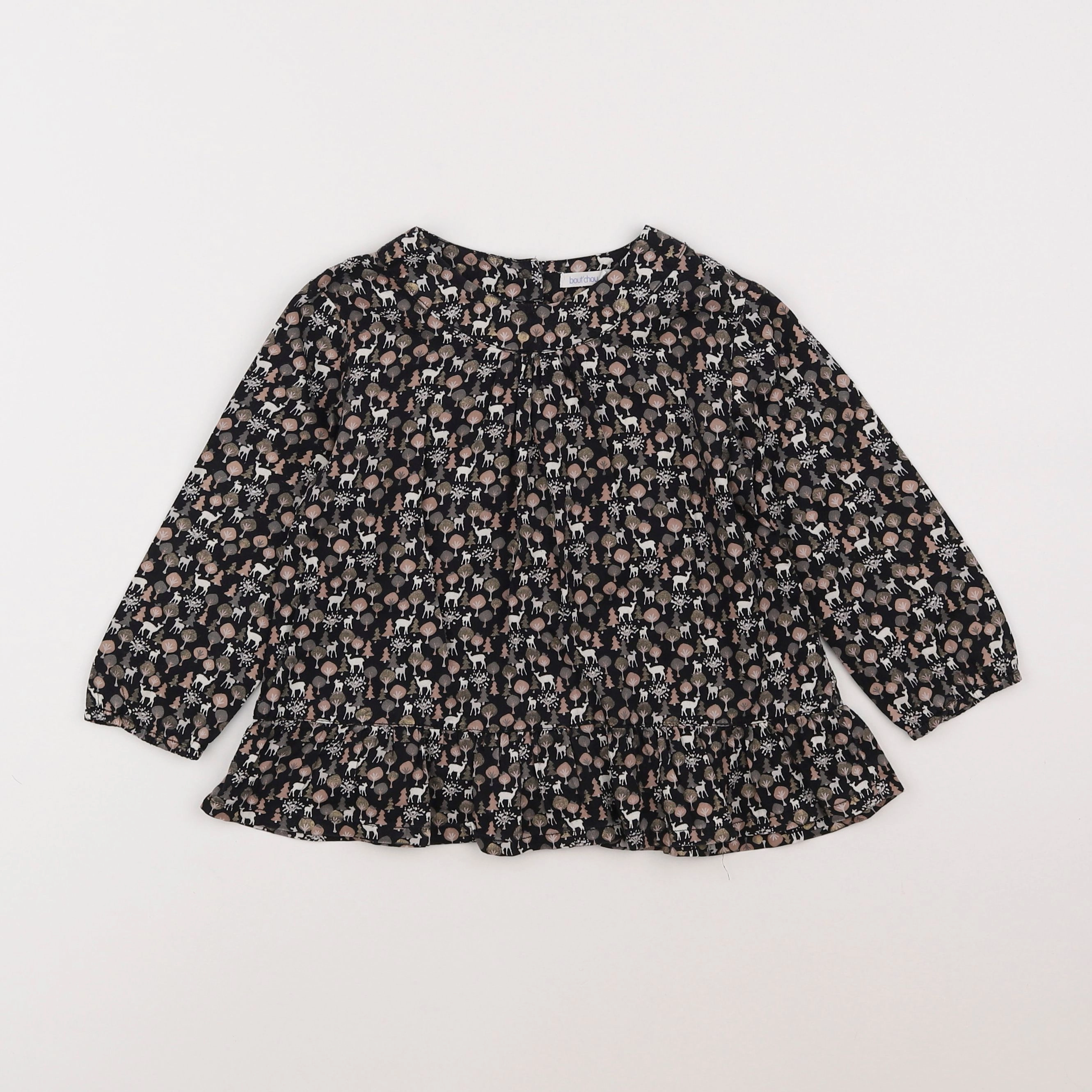 Boutchou - blouse noir - 2 ans