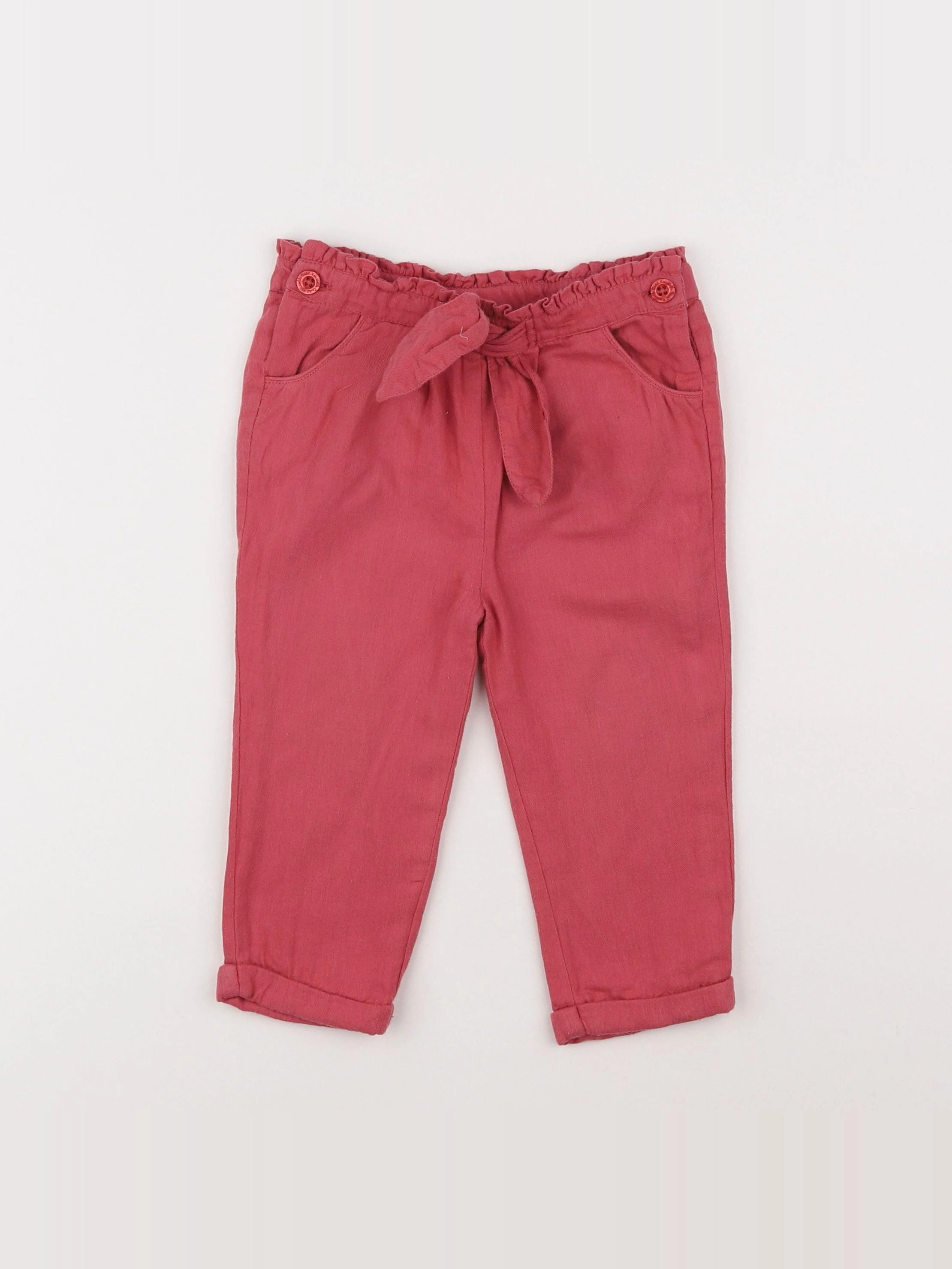 Cadet Rousselle - pantalon doublé rose - 18 mois