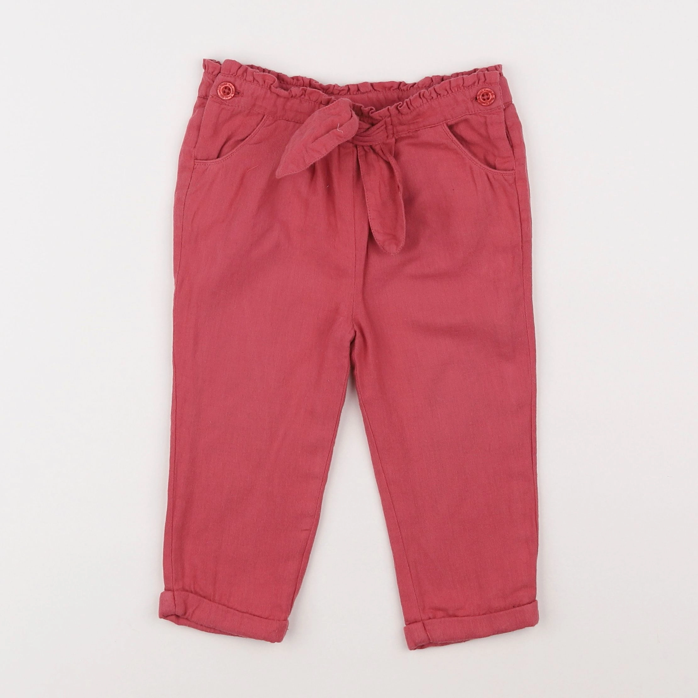 Cadet Rousselle - pantalon doublé rose - 18 mois