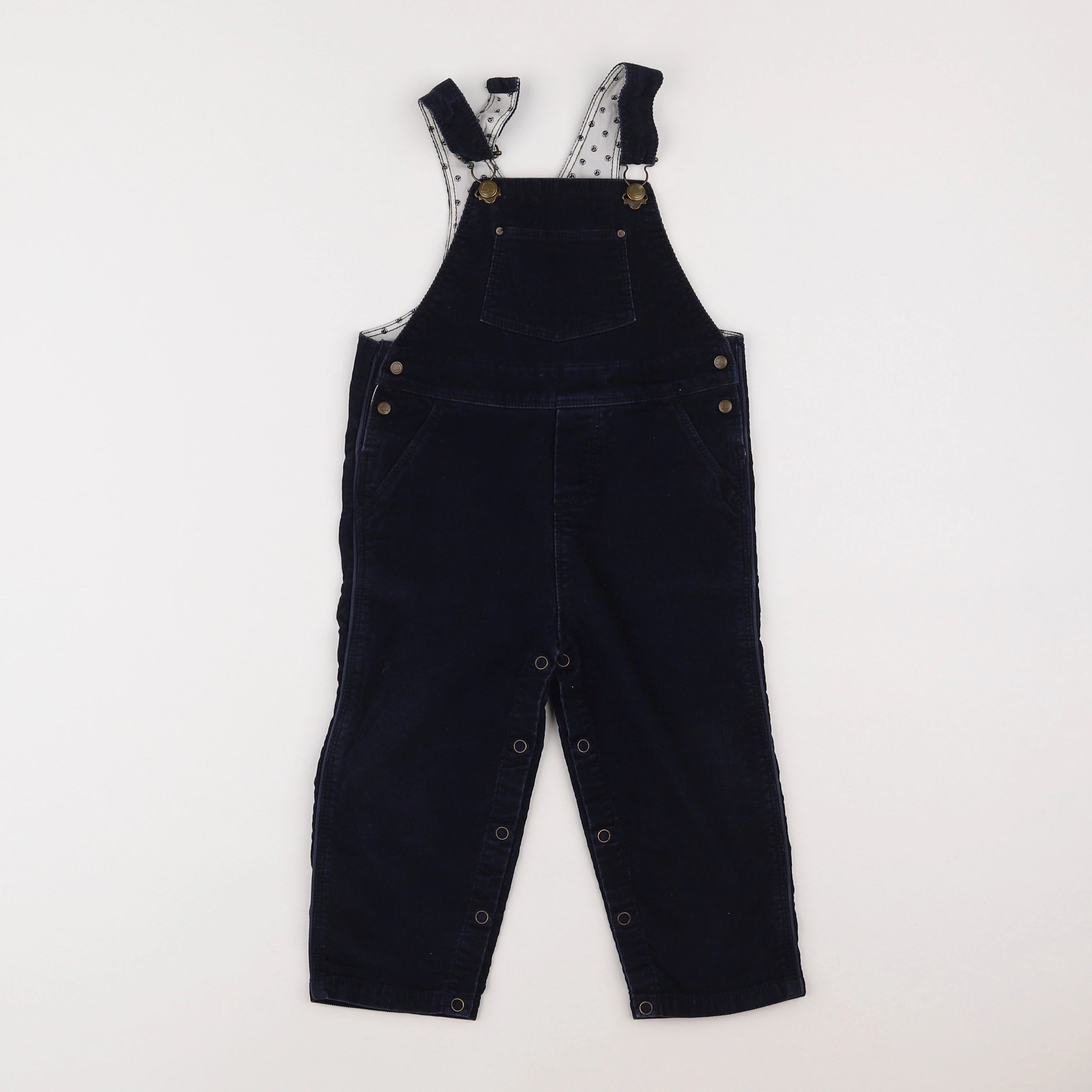 Petit Bateau - salopette bleu - 18 mois