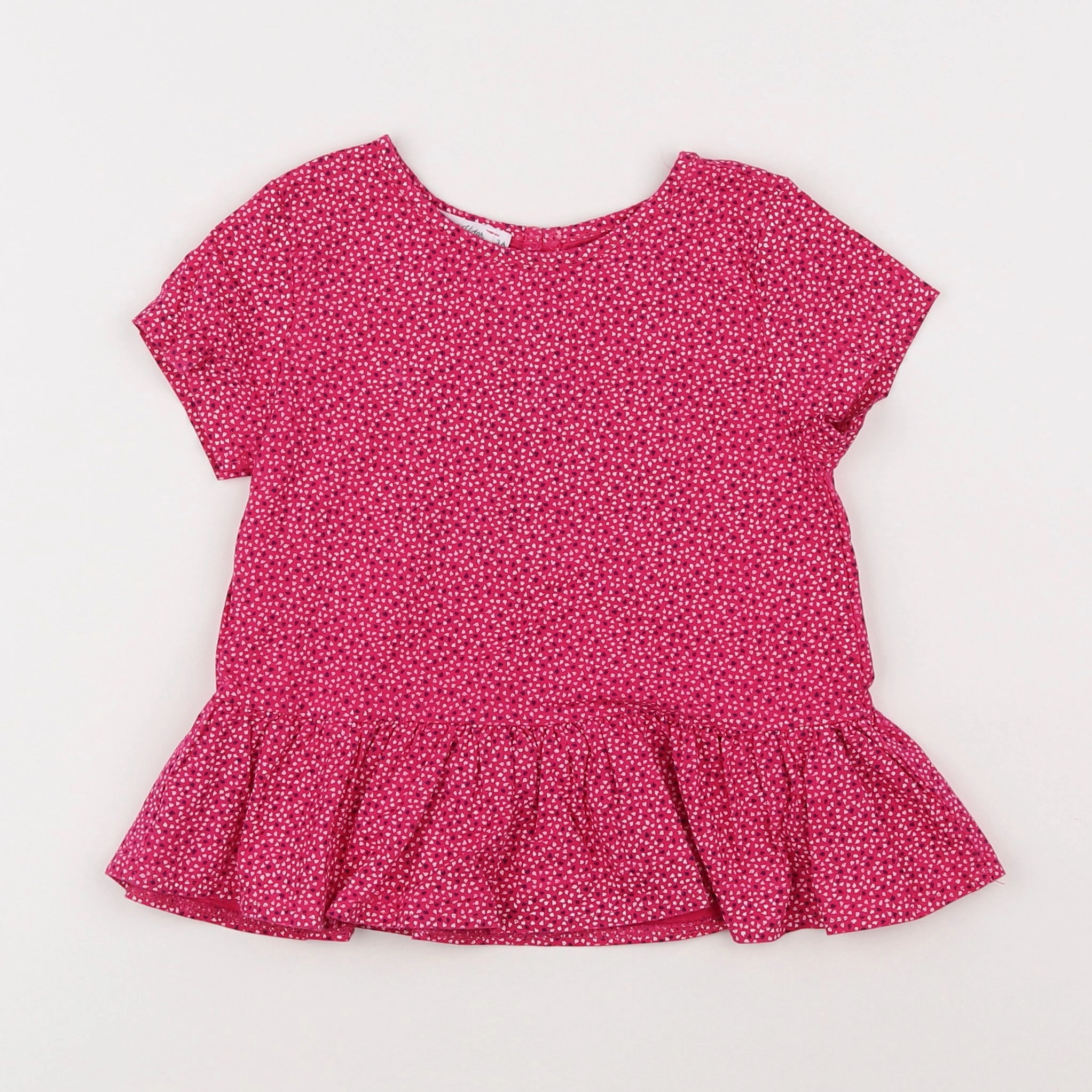 Eden & Victor - blouse rose - 3 ans