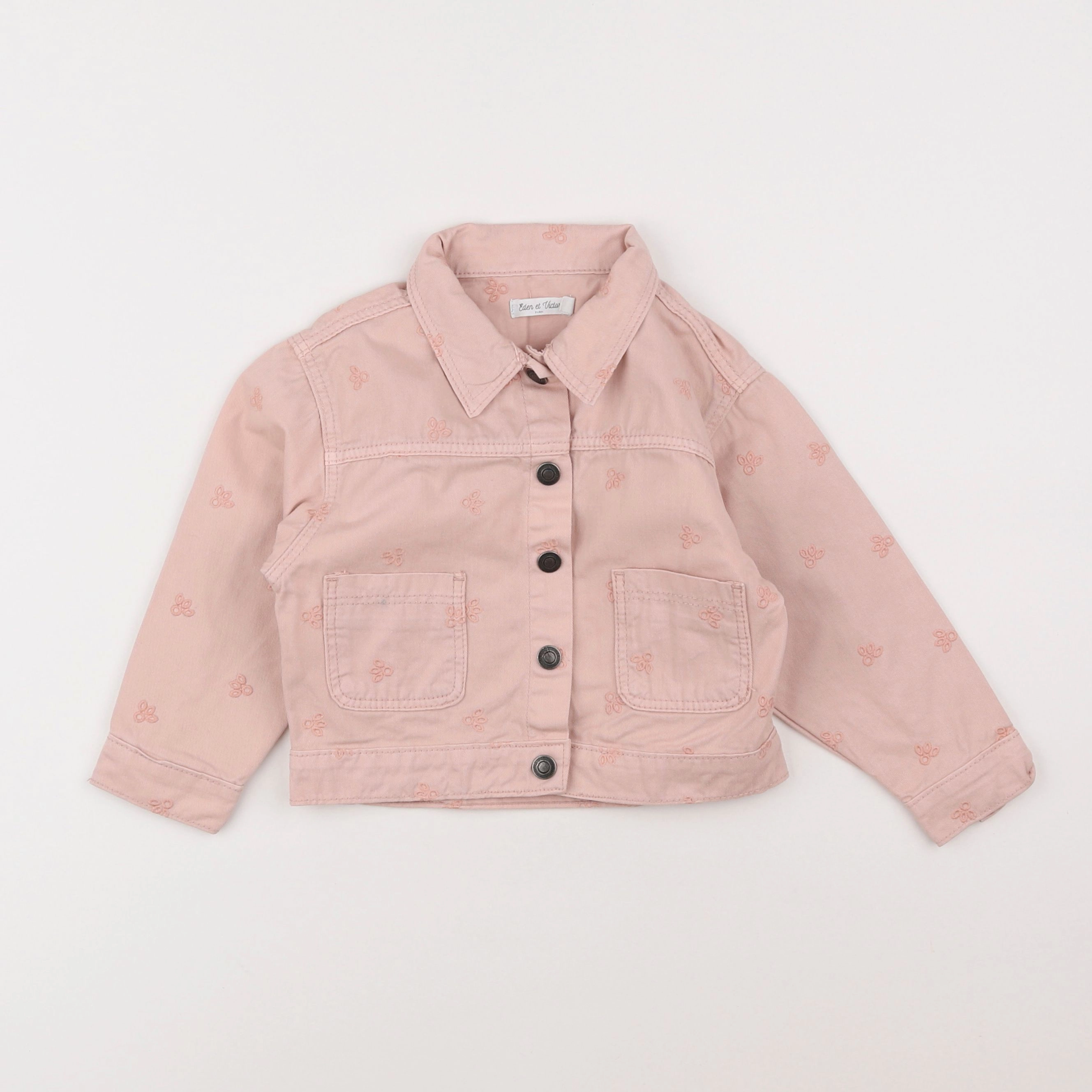 Eden & Victor - veste rose - 2 ans