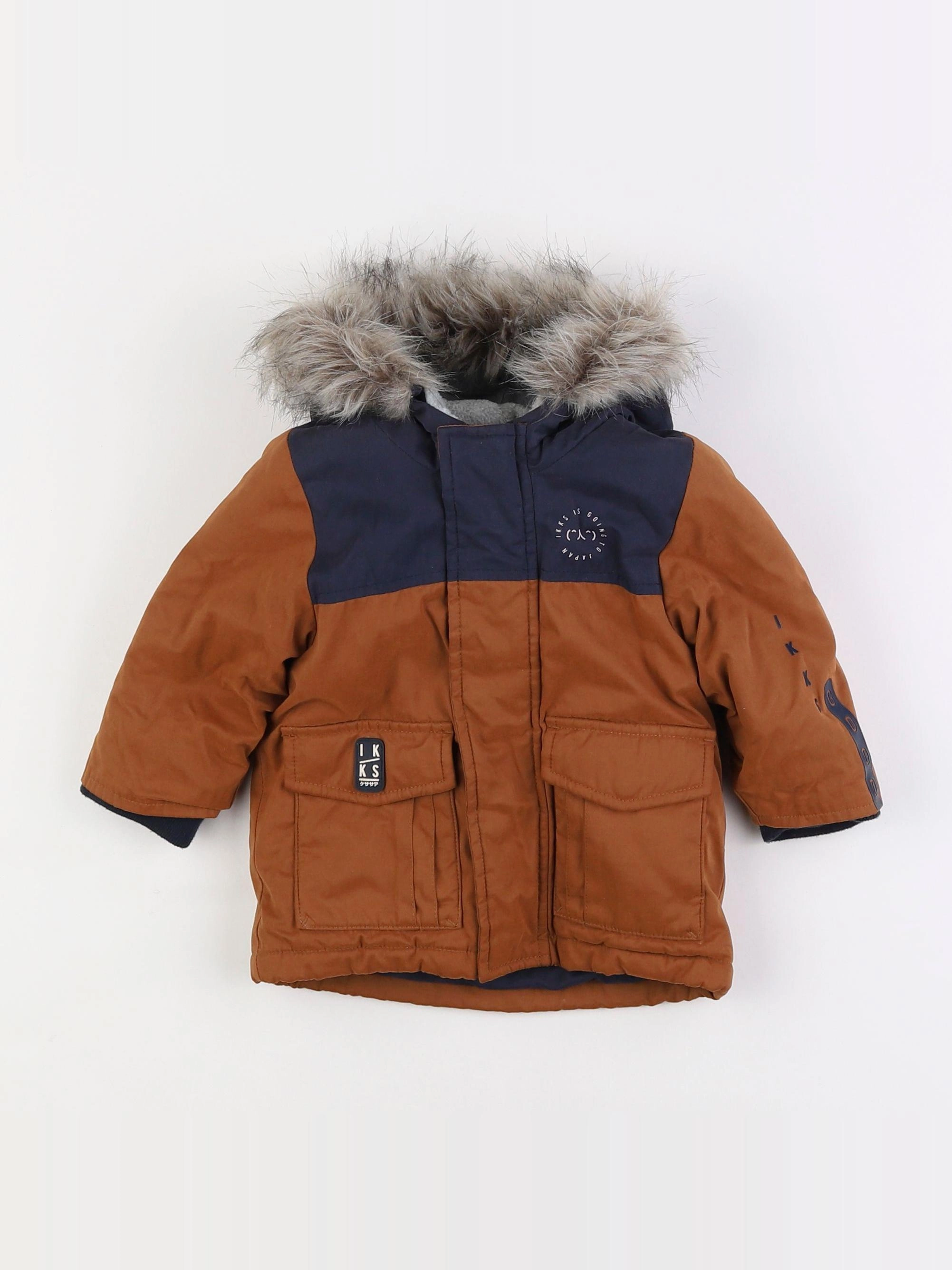 IKKS - manteau marron - 6 mois