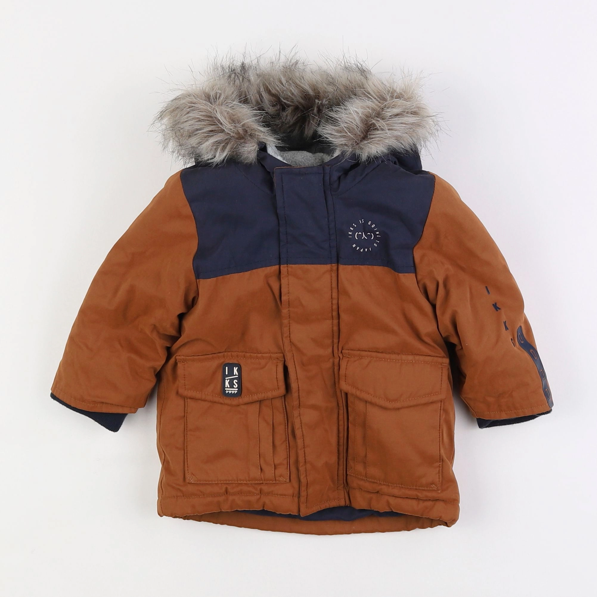 IKKS - manteau marron - 6 mois