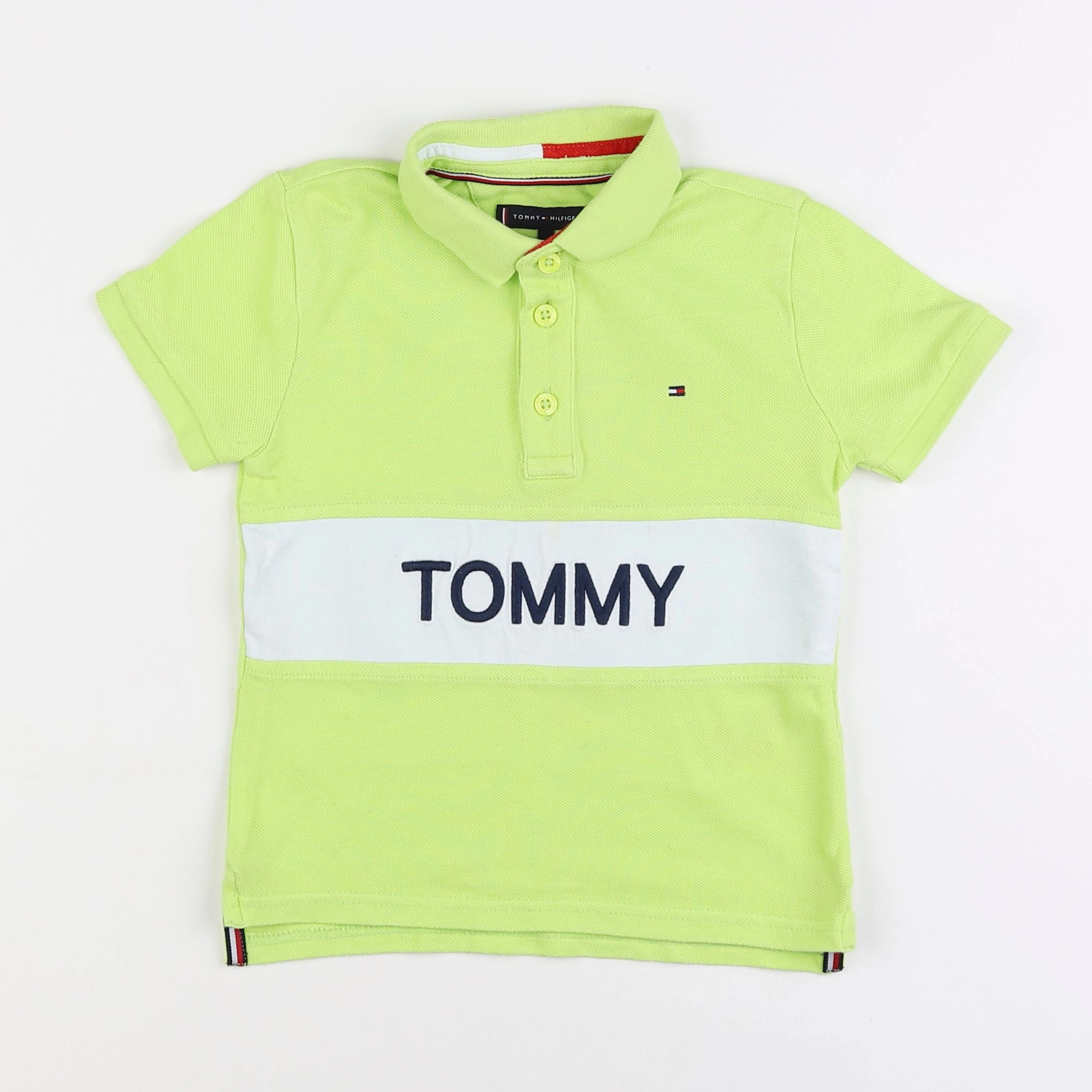 Tommy Hilfiger - polo vert - 3 ans