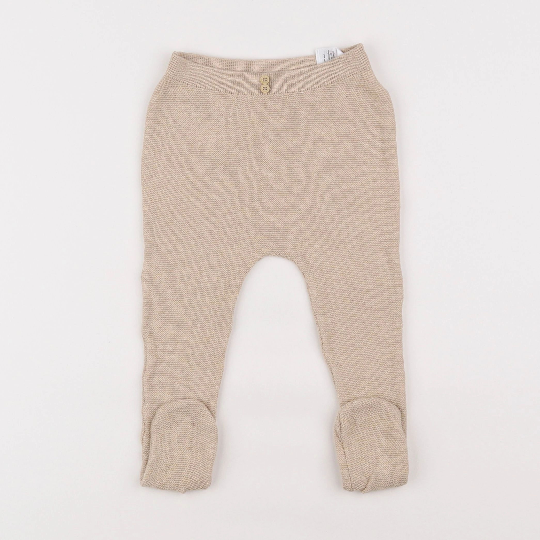 Vertbaudet - sarouel beige - 12 mois