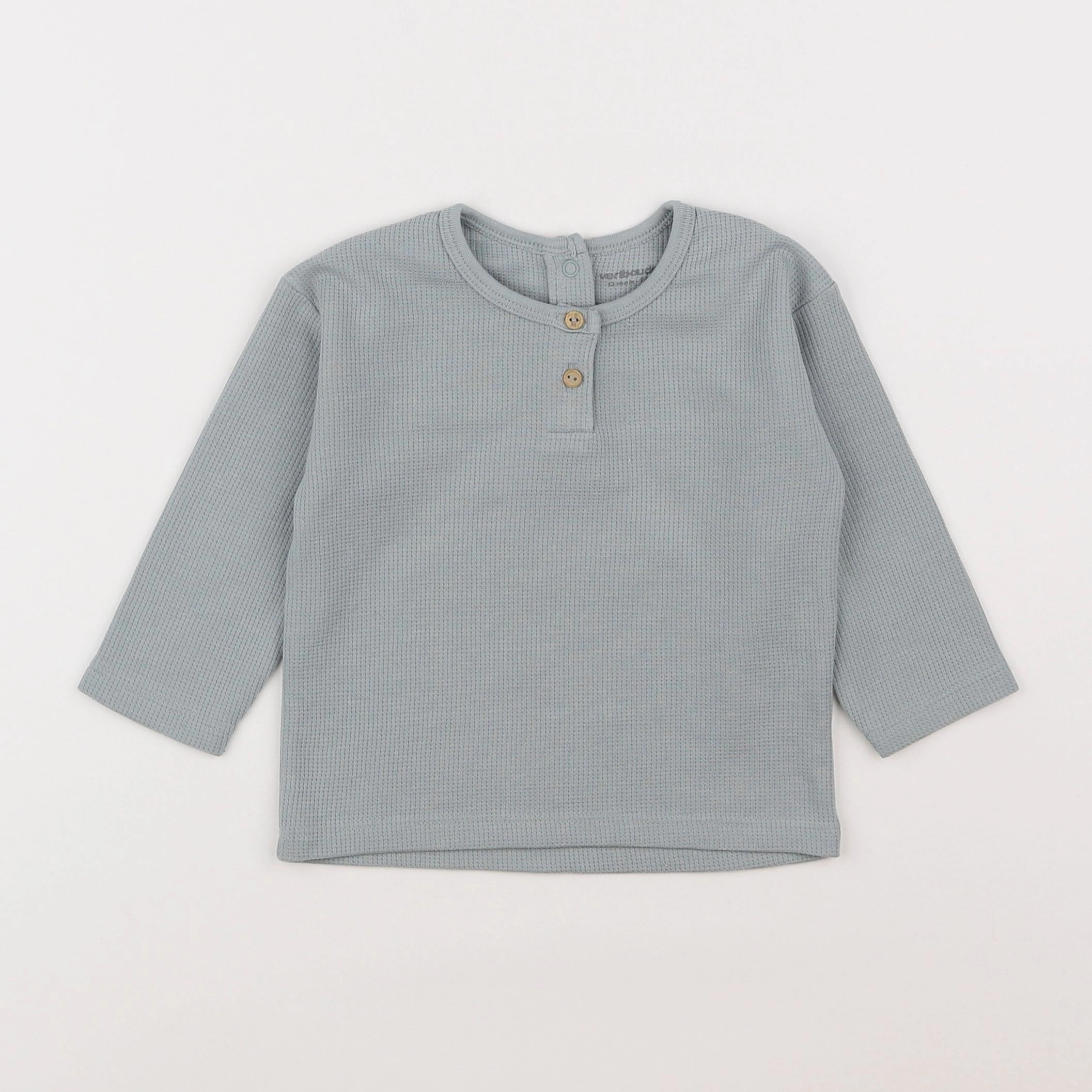 Vertbaudet - tee-shirt vert - 12 mois