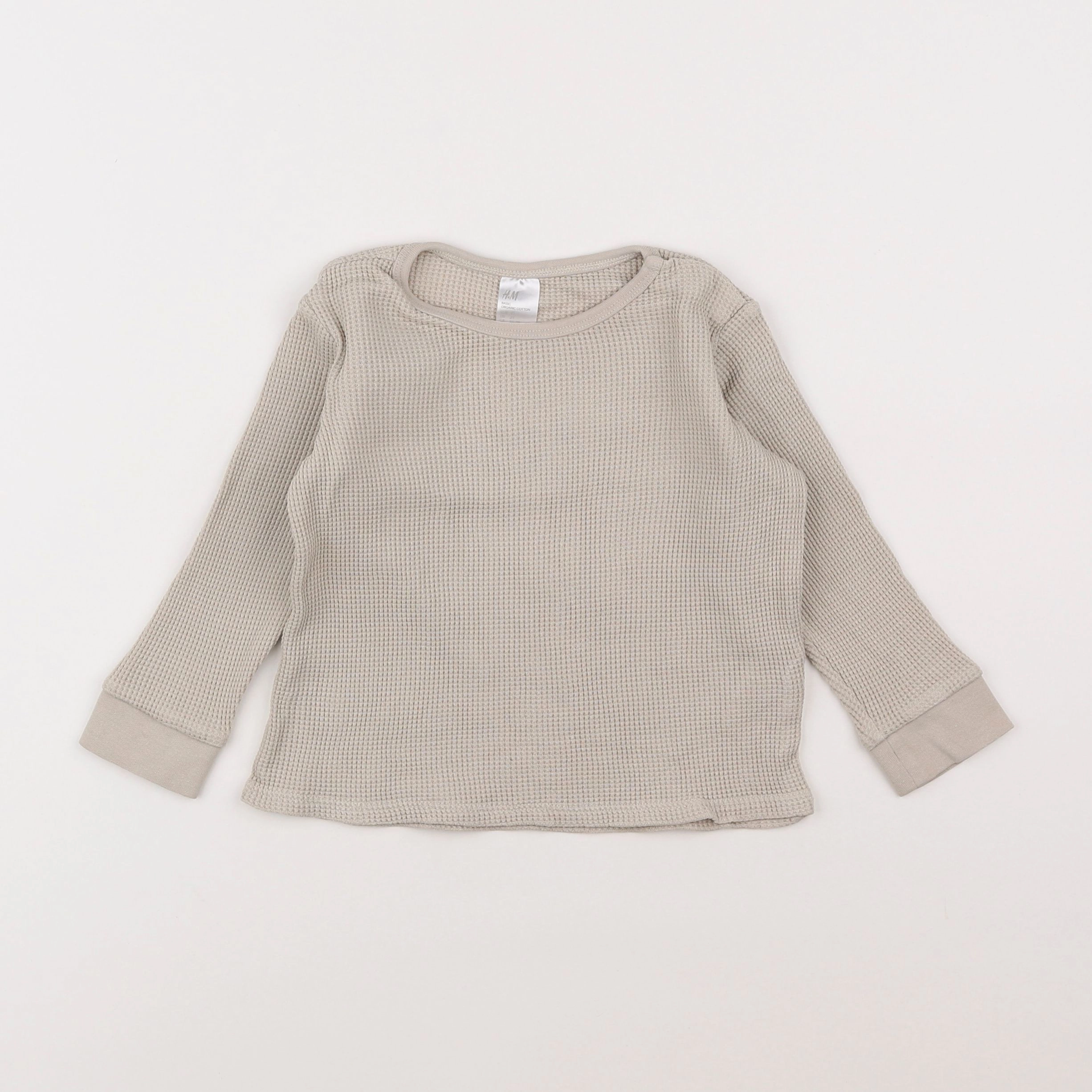 H&M - tee-shirt beige - 18 mois à 2 ans