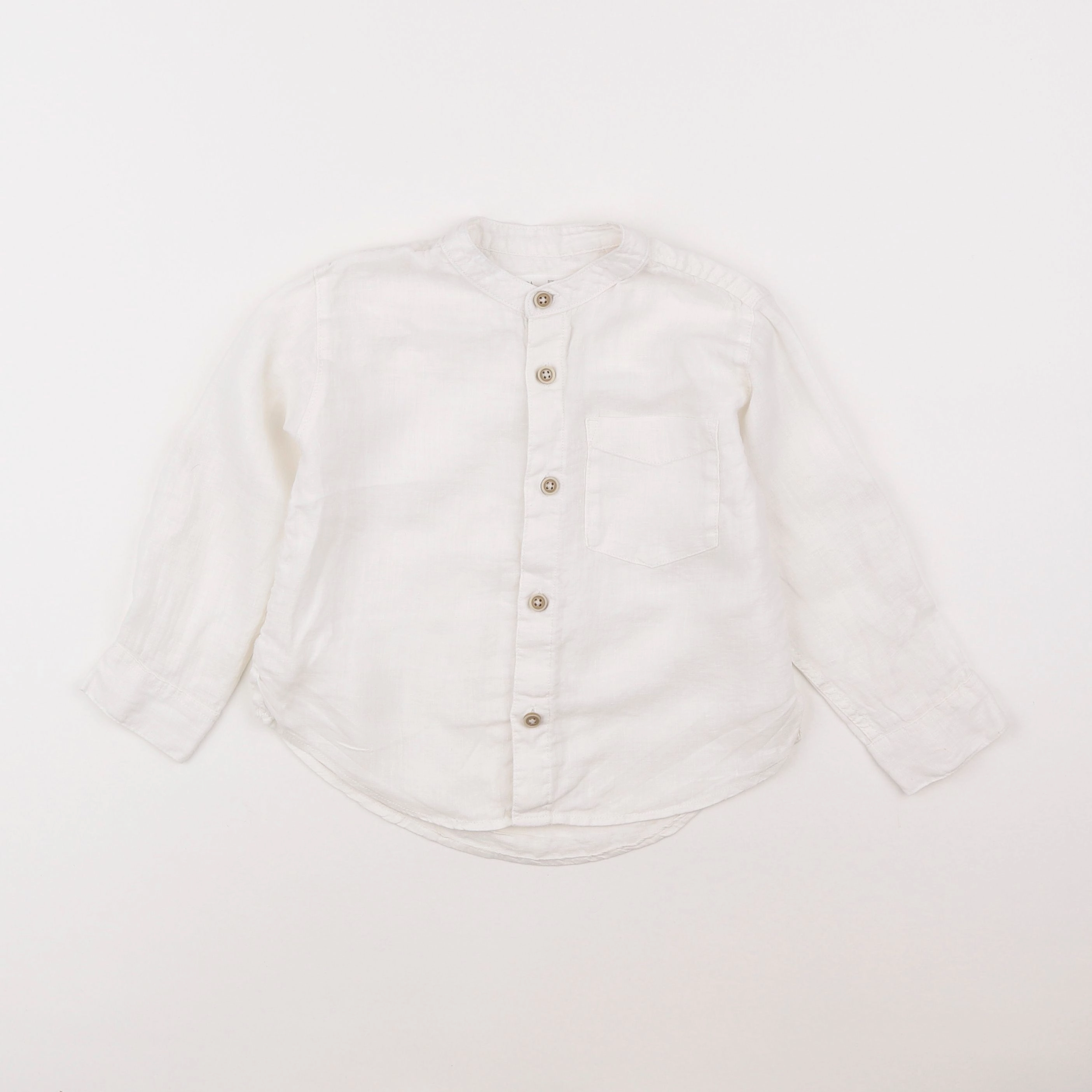 Zara - chemise blanc - 2/3 ans