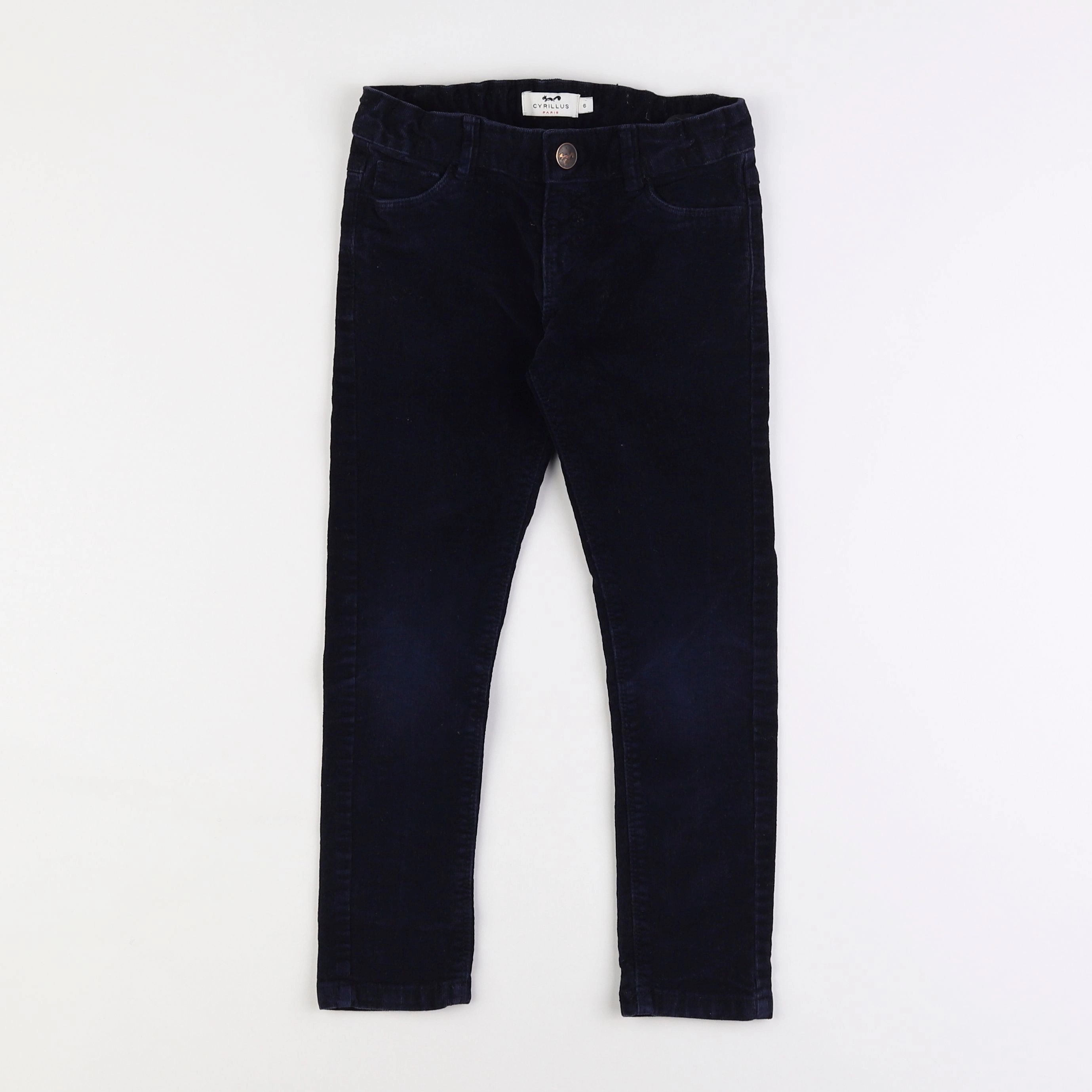 Cyrillus - pantalon bleu - 6 ans