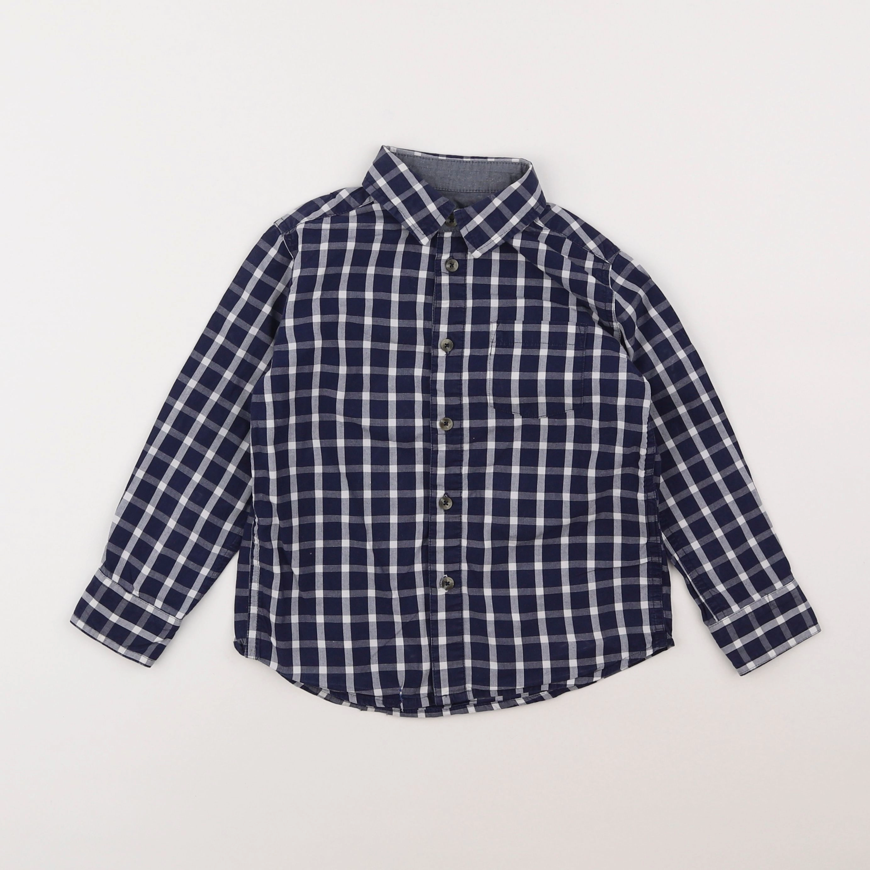 Cyrillus - chemise bleu - 4 ans