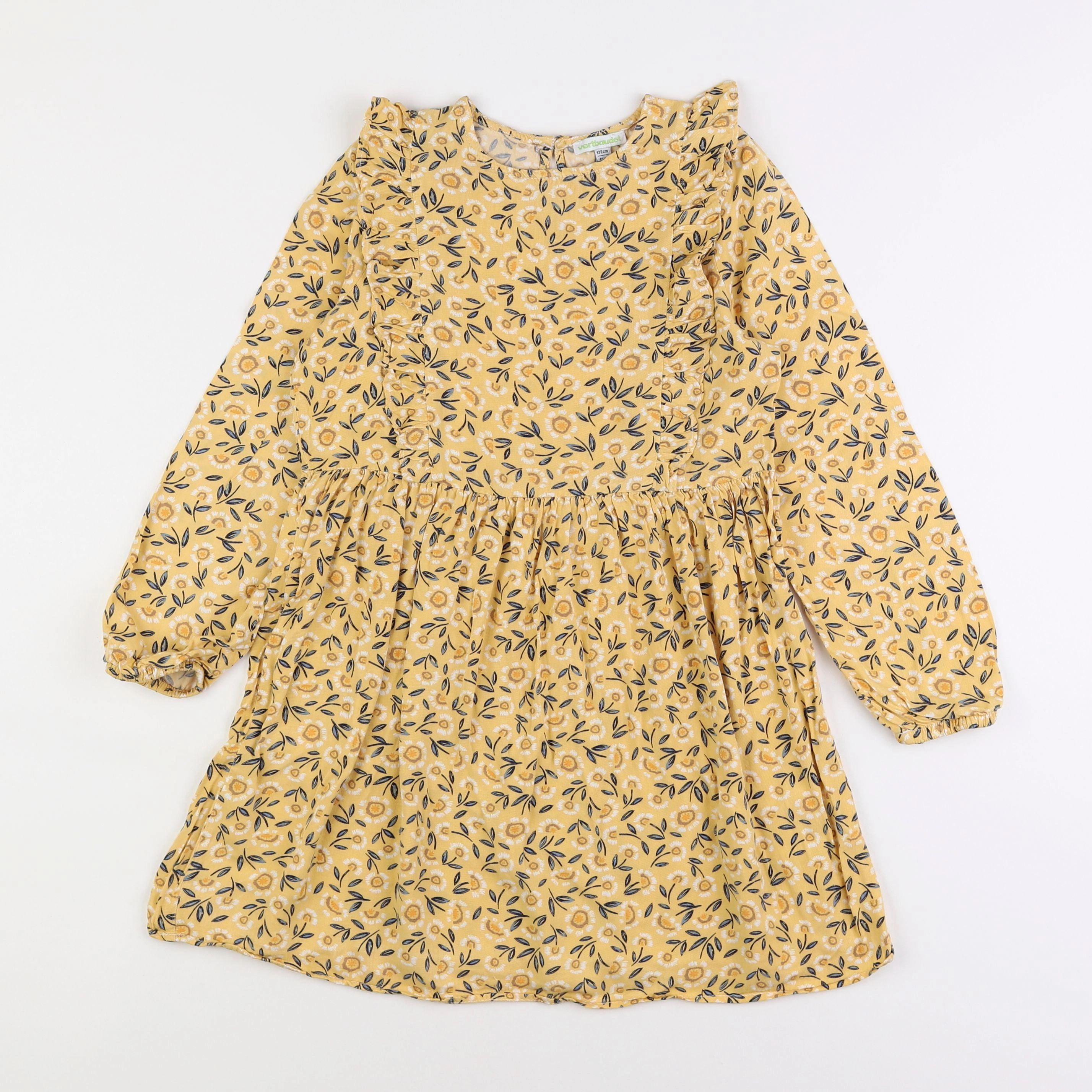 Vertbaudet - robe jaune - 9 ans