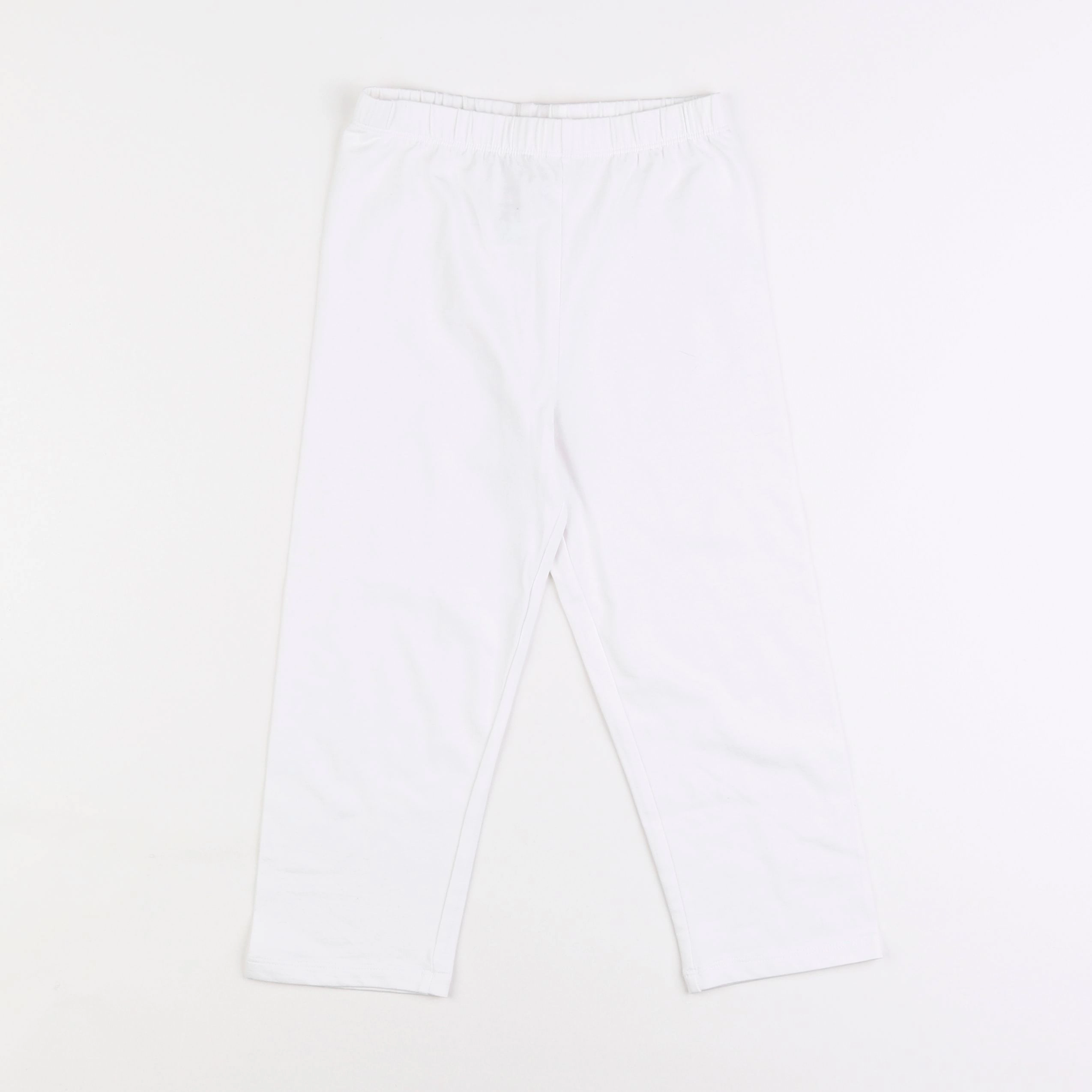 Vertbaudet - legging court blanc - 9 ans