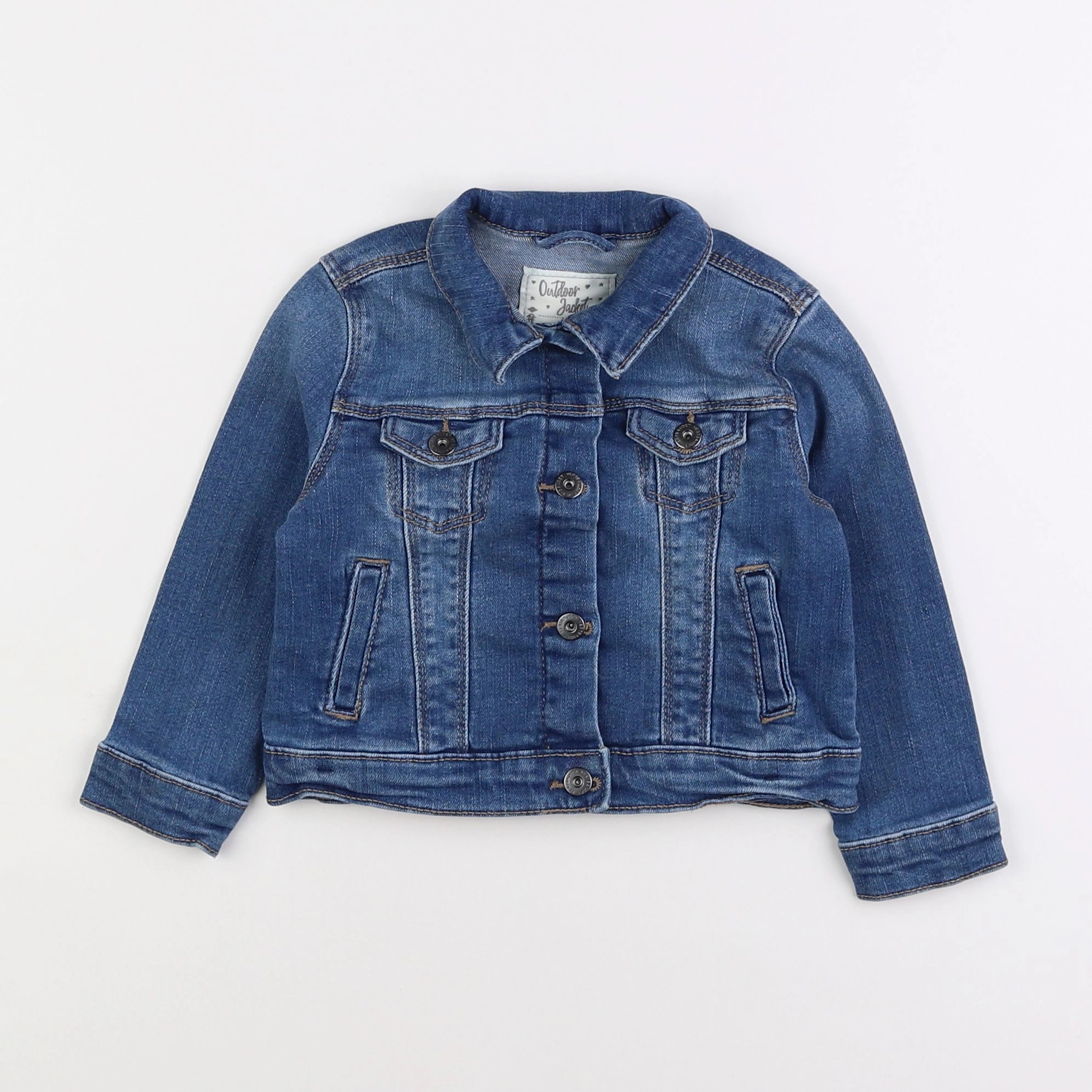 Vertbaudet - veste bleu - 2 ans