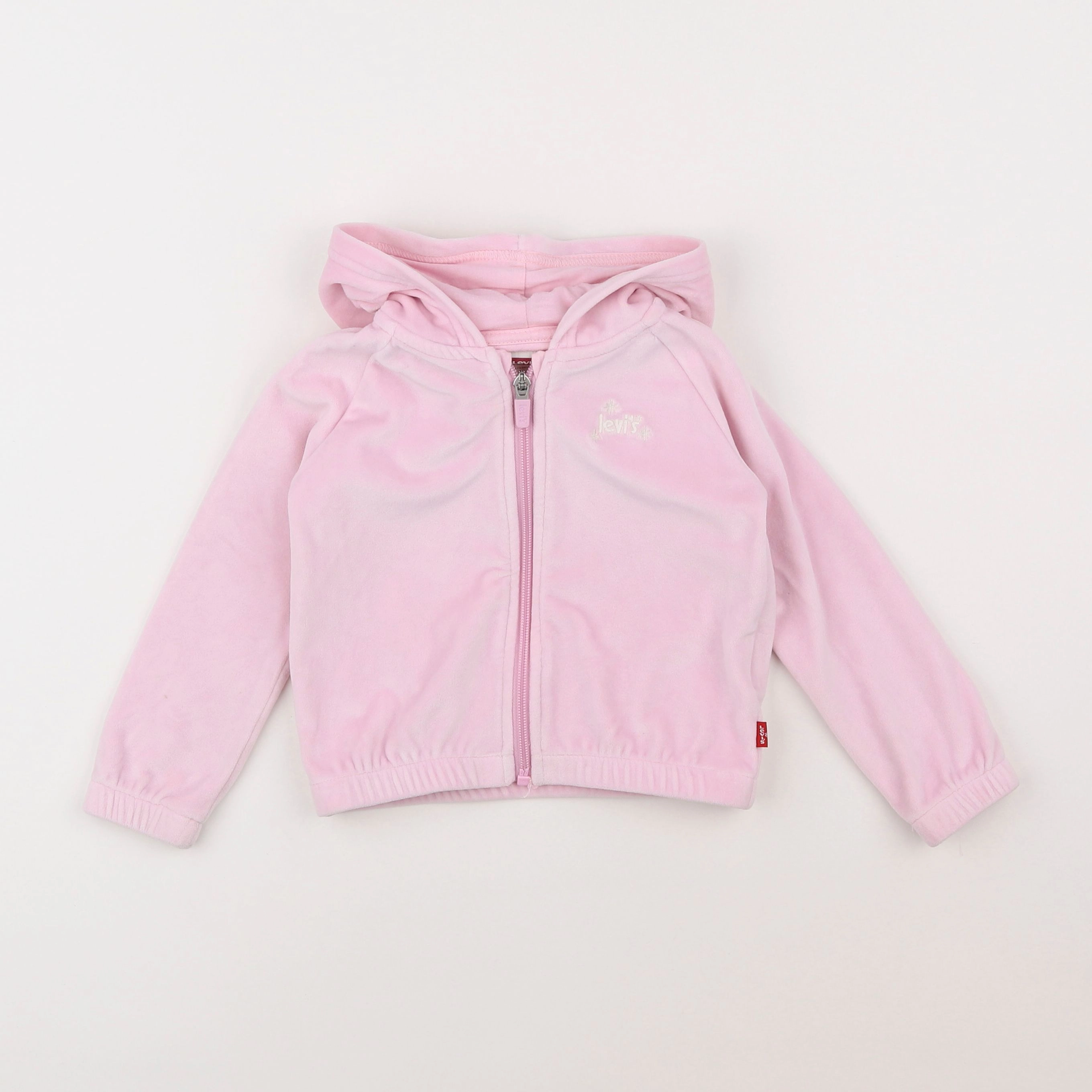 Levi's - sweat velours rose - 2 ans