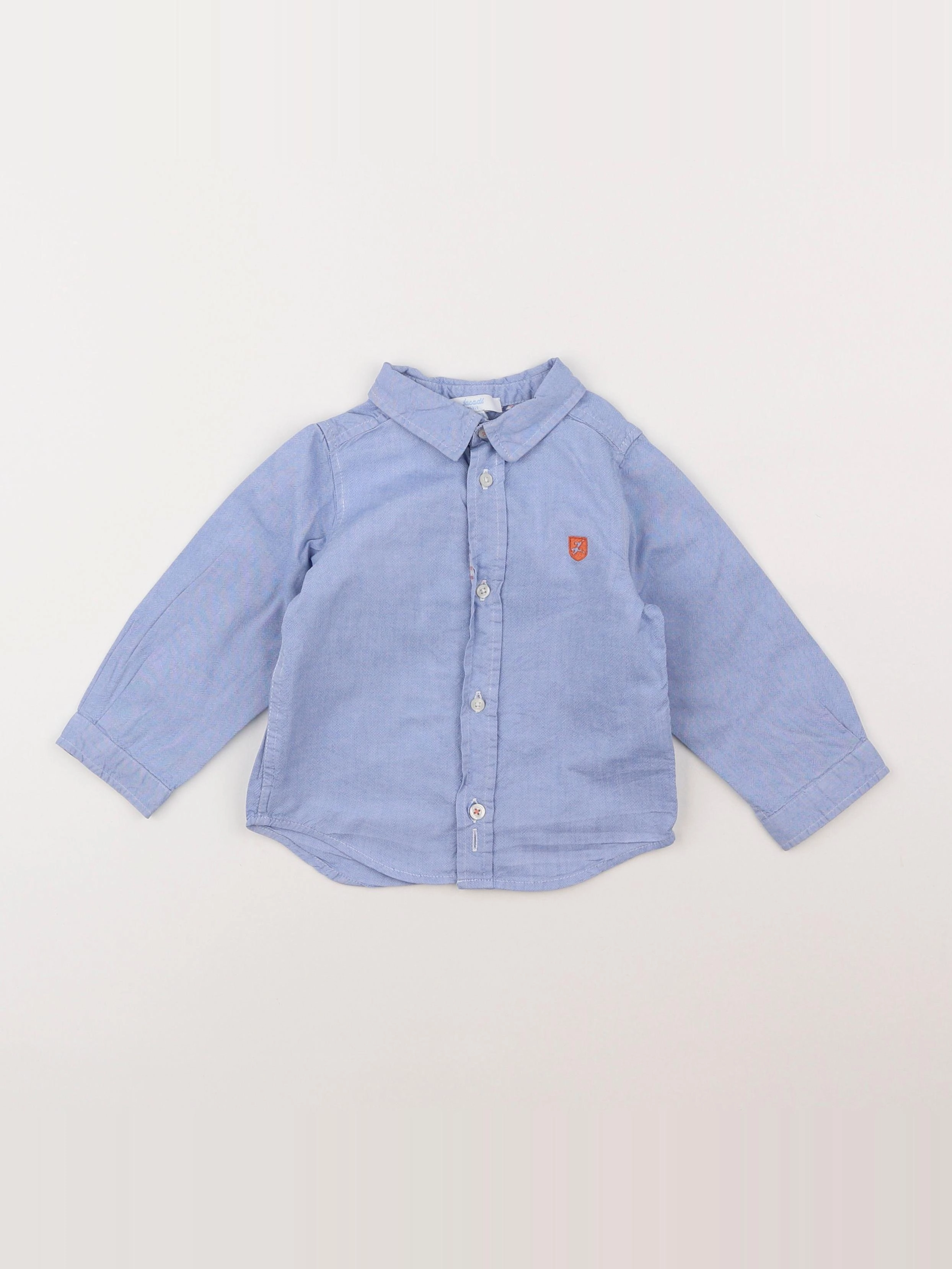 Jacadi - chemise bleu - 18 mois