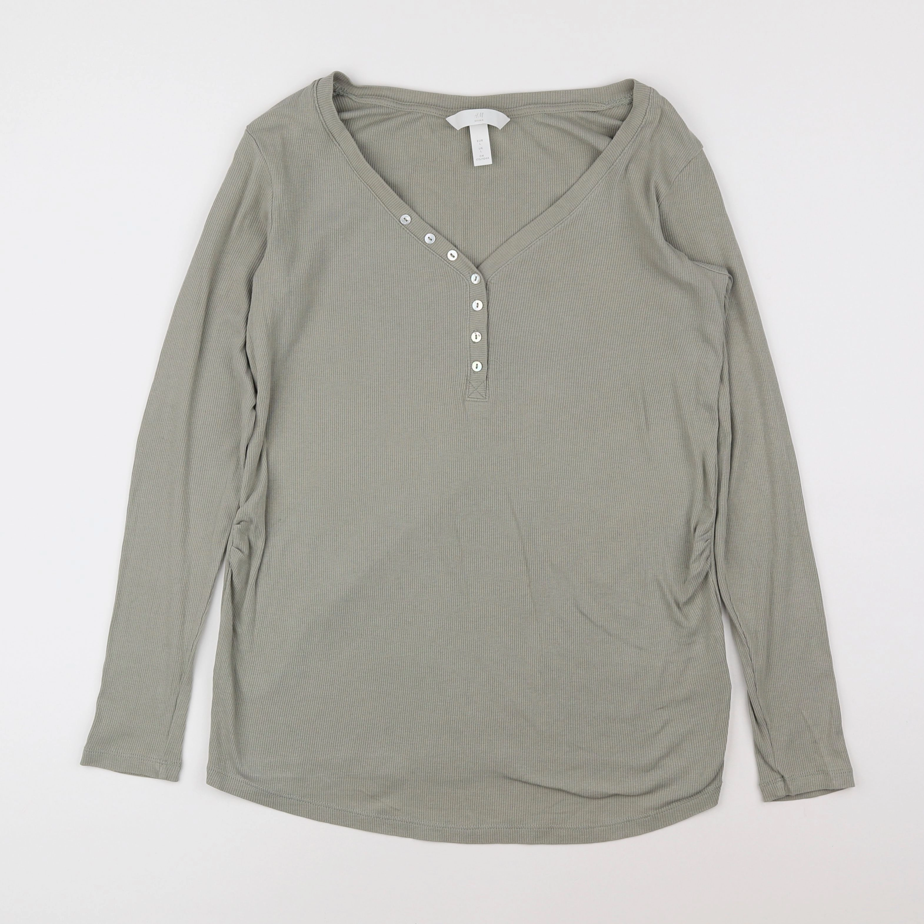 H&M - tee-shirt grossesse vert - 44 à 46