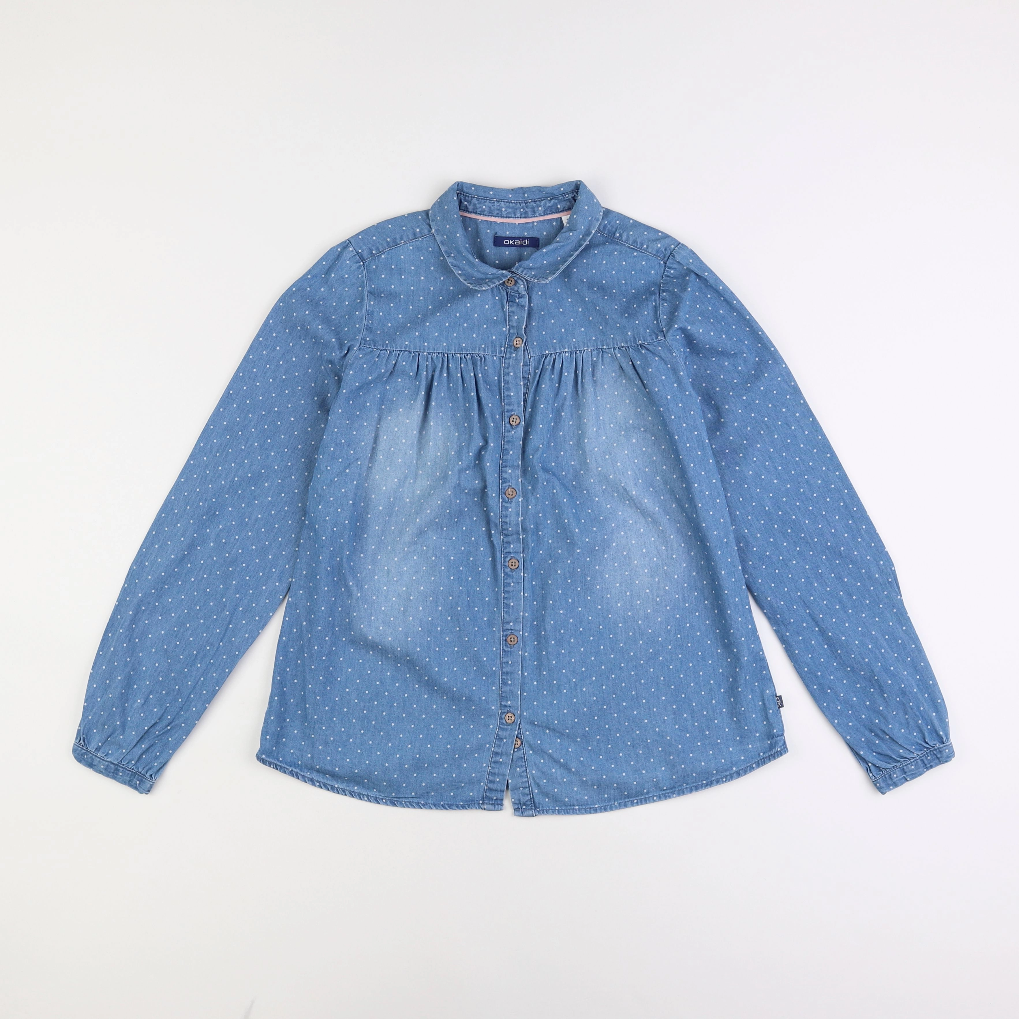 Okaidi - blouse bleu - 12 ans