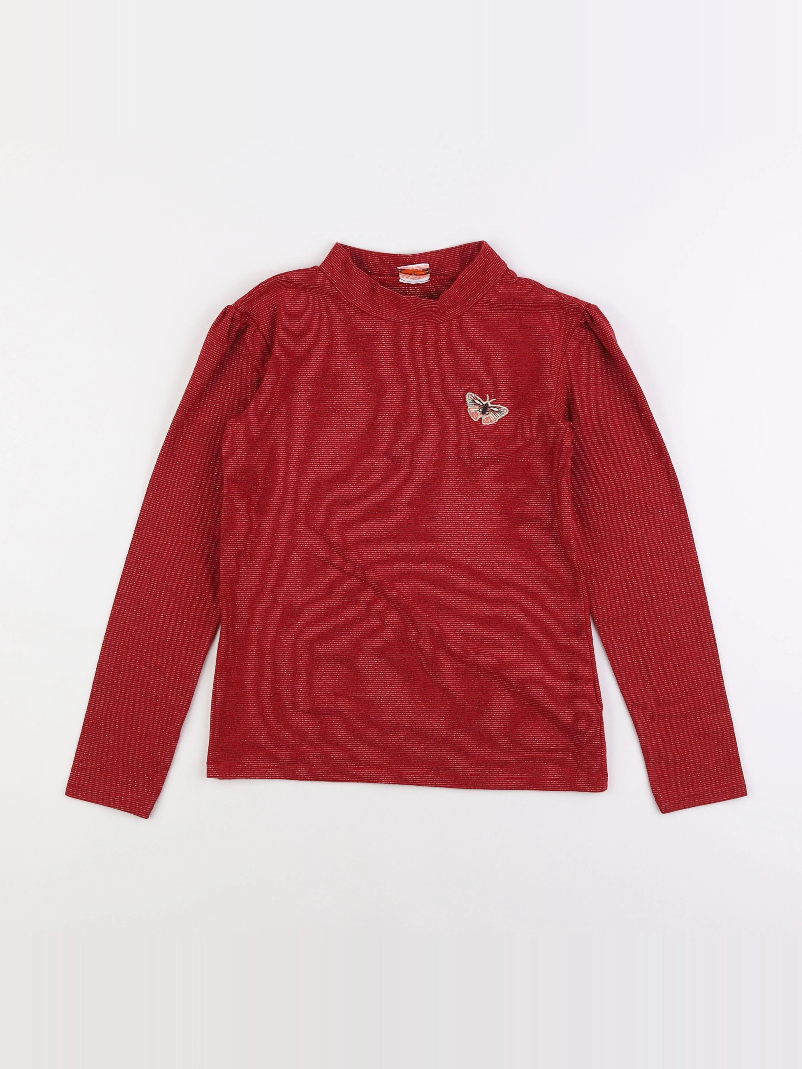 Tape à l'oeil - sous-pull rouge - 10 ans